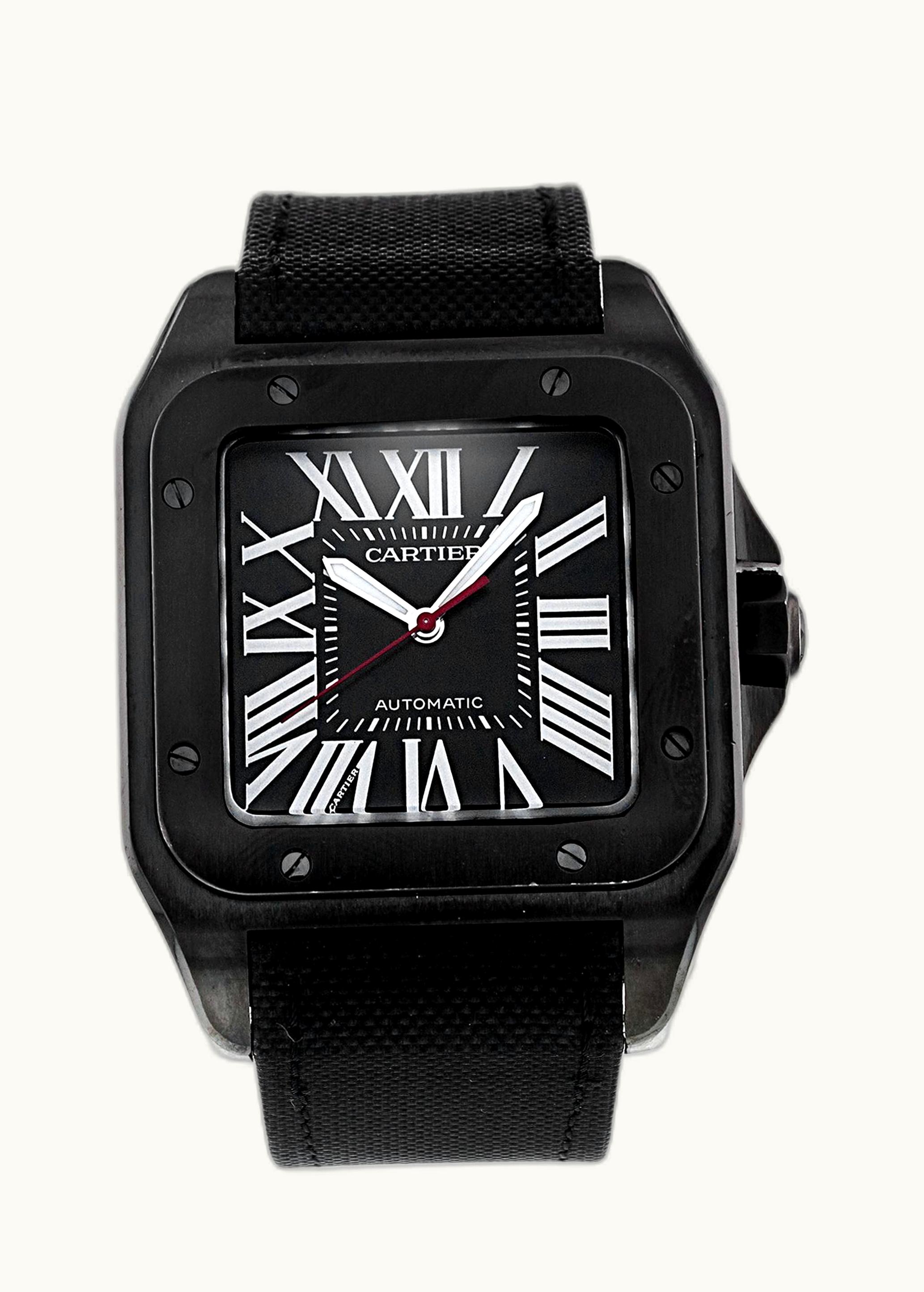 Cartier Santos 100 41.3 Carbon