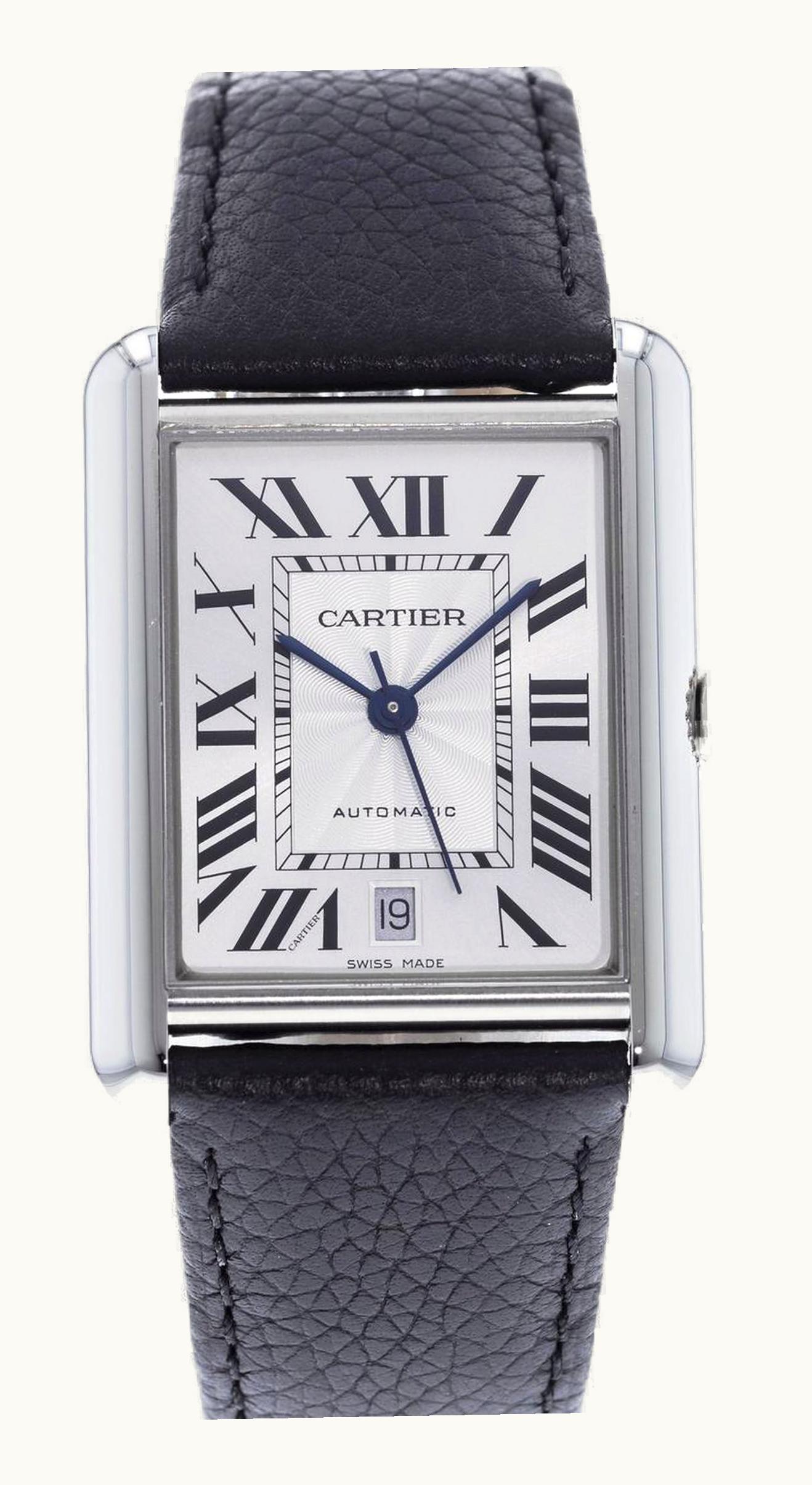 Cartier Tank Must Extra Large Automatic Stainless Steel / Silver