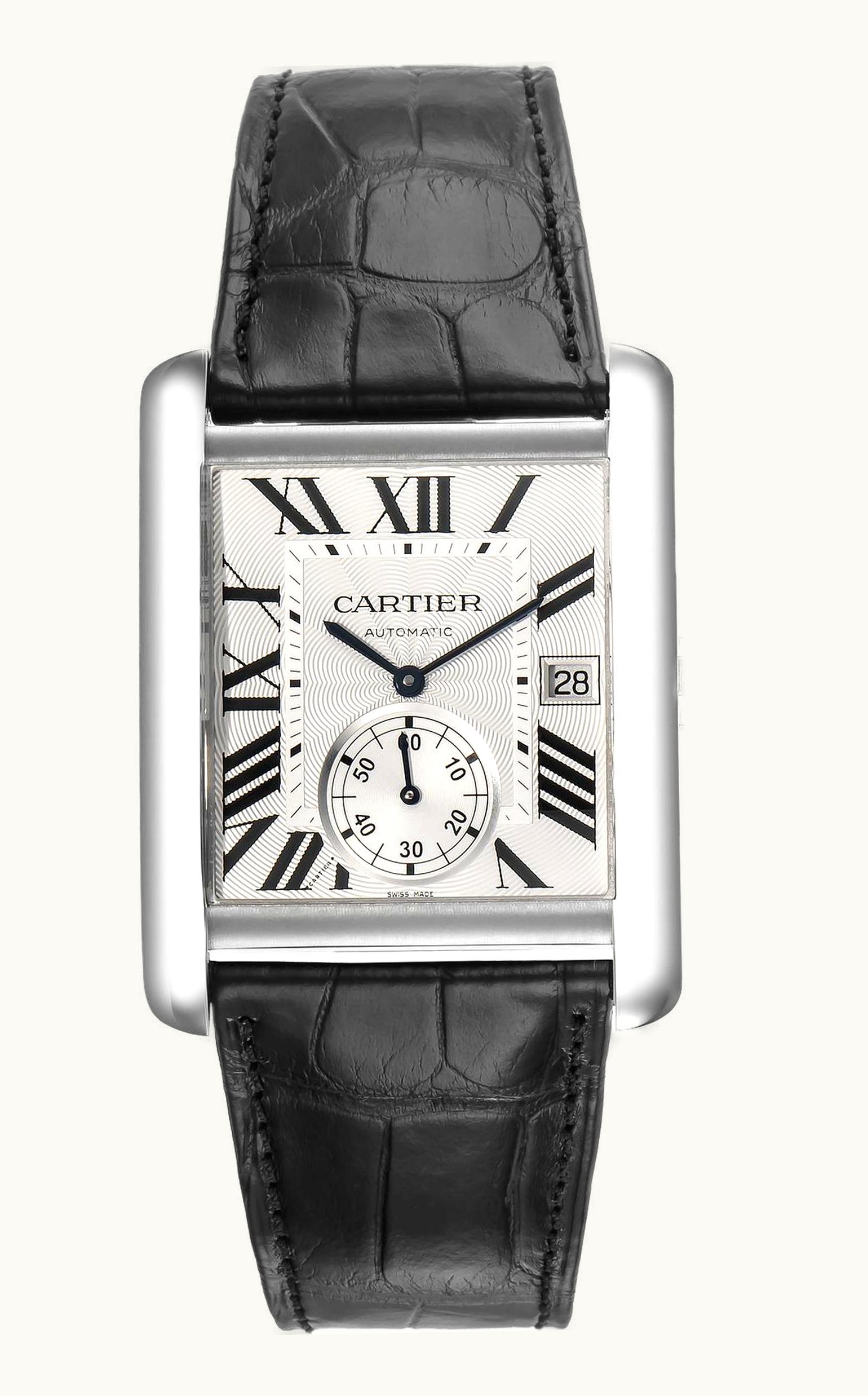 Cartier Tank MC 34.3 Stainless Steel / Silver