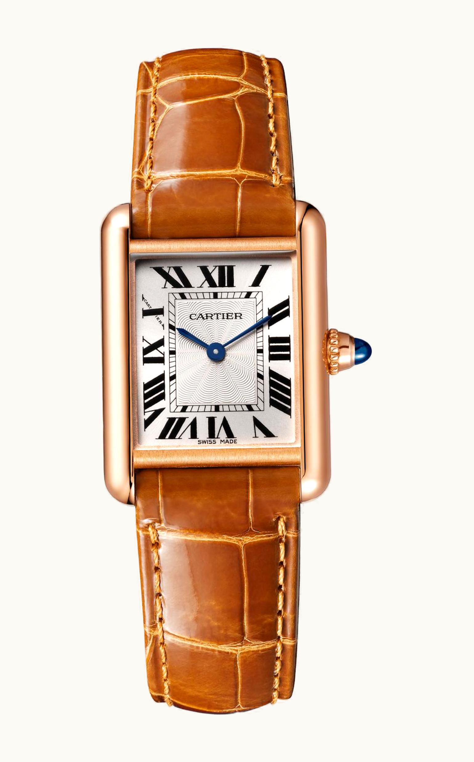 Cartier Tank Louis Cartier Small Manual Rose Gold / Silver