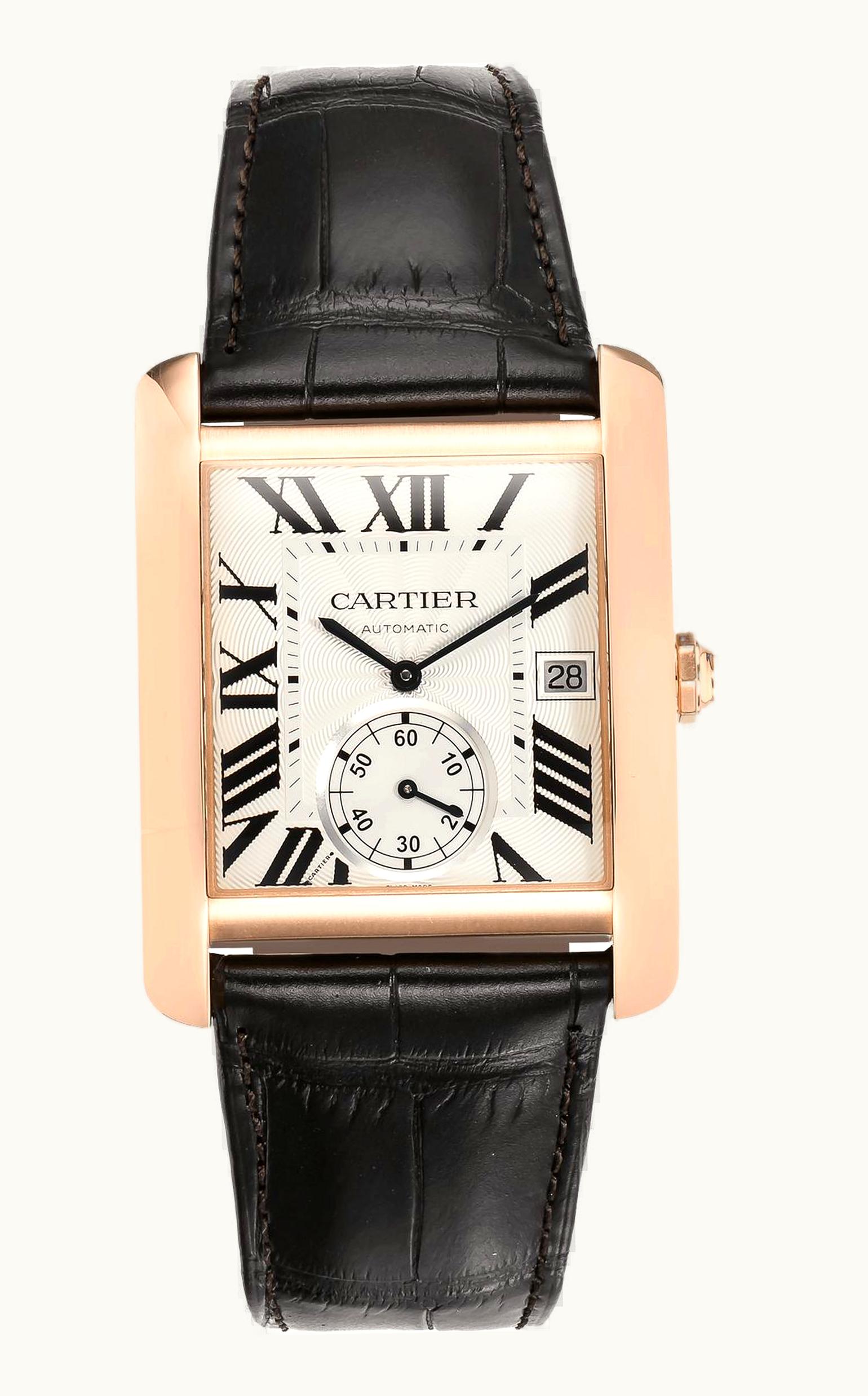 Cartier Tank MC 34.3 Pink Gold / Silver