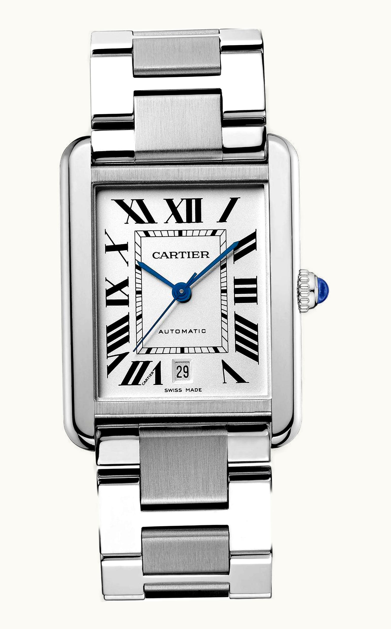 Cartier Tank Solo Automatic Stainless Steel / Silver / Bracelet
