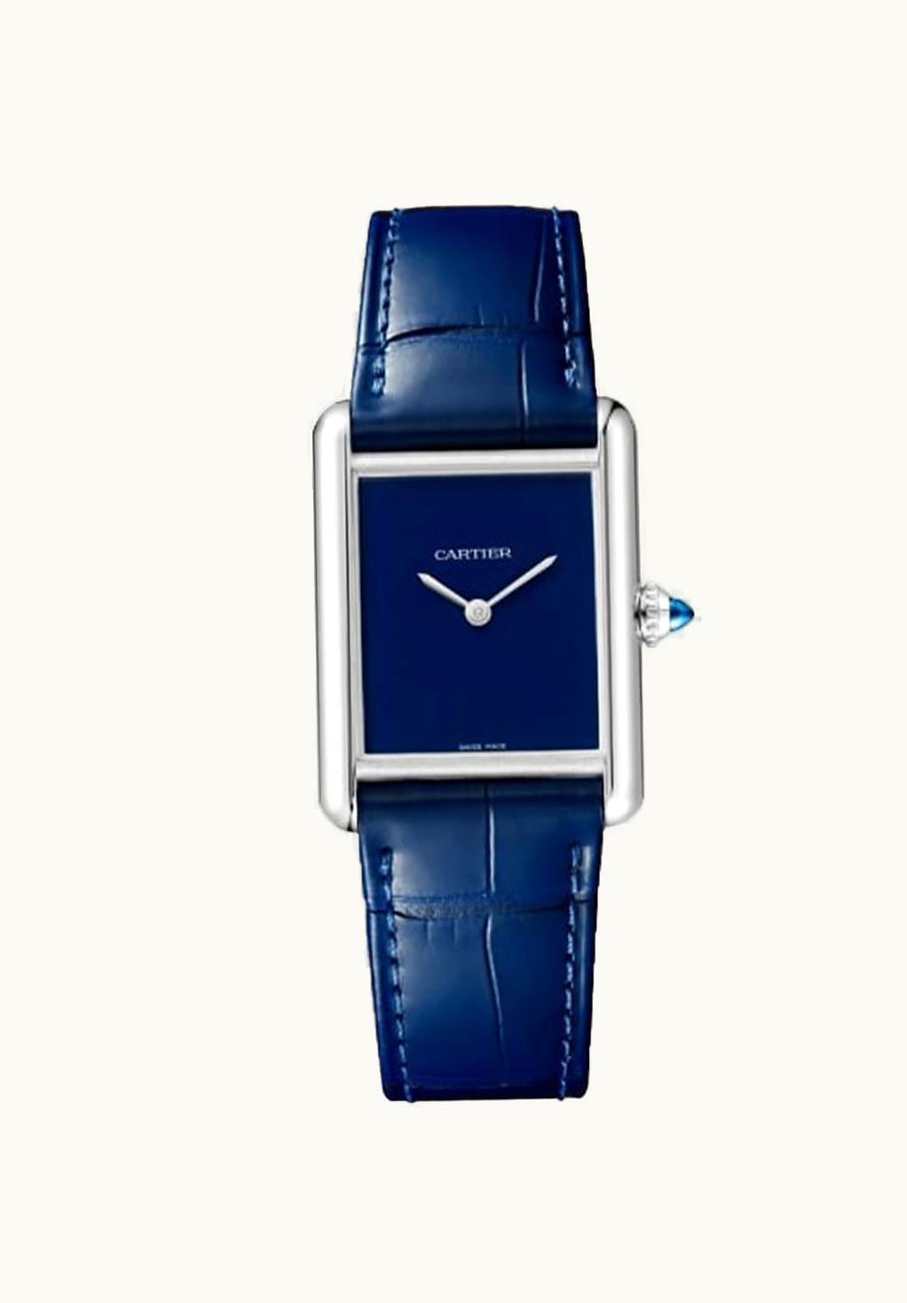 Cartier Tank Must Large Quartz Stainless Steel / Silver