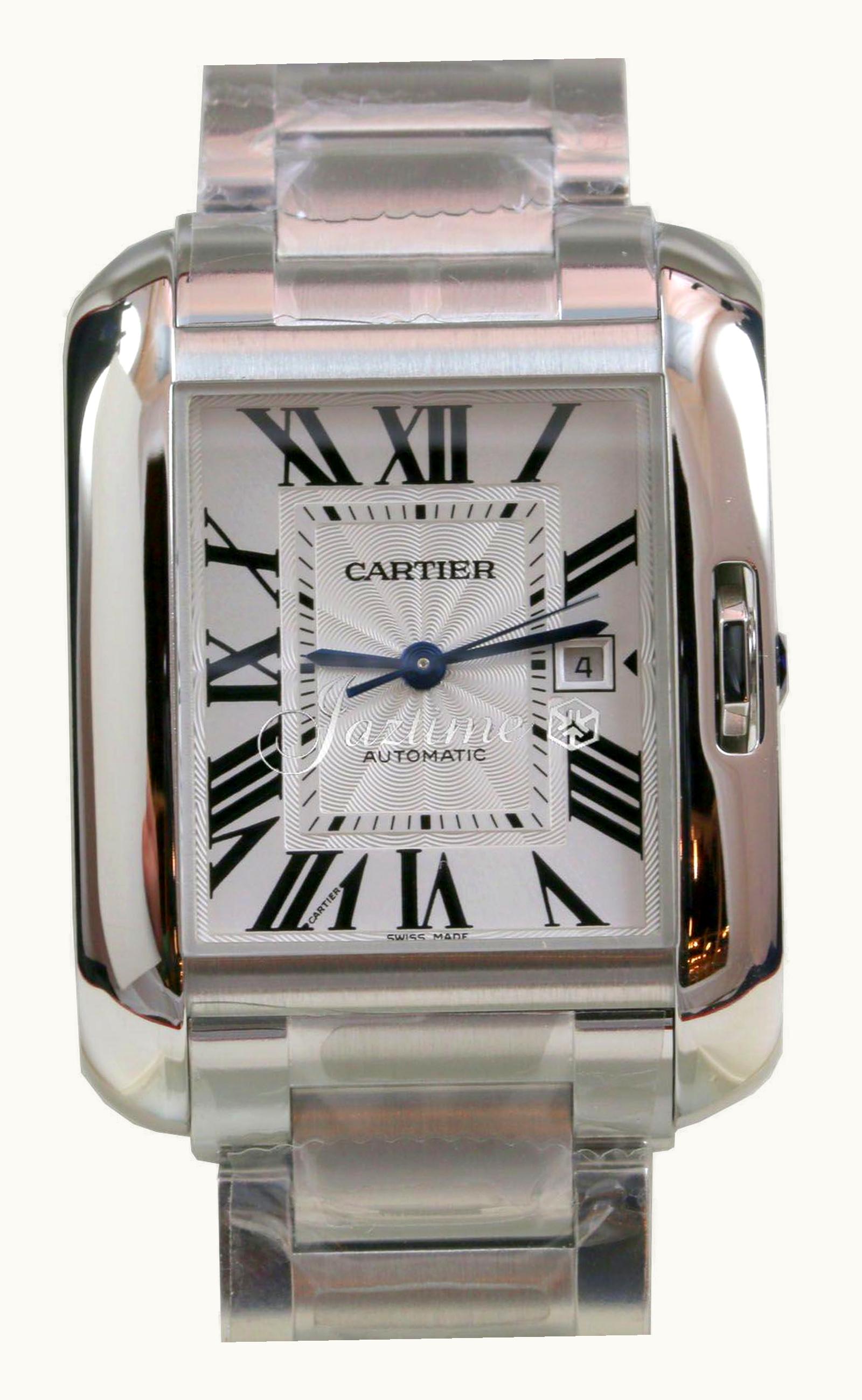 Cartier Tank Anglaise 29.8 Stainless Steel / Silver / Bracelet
