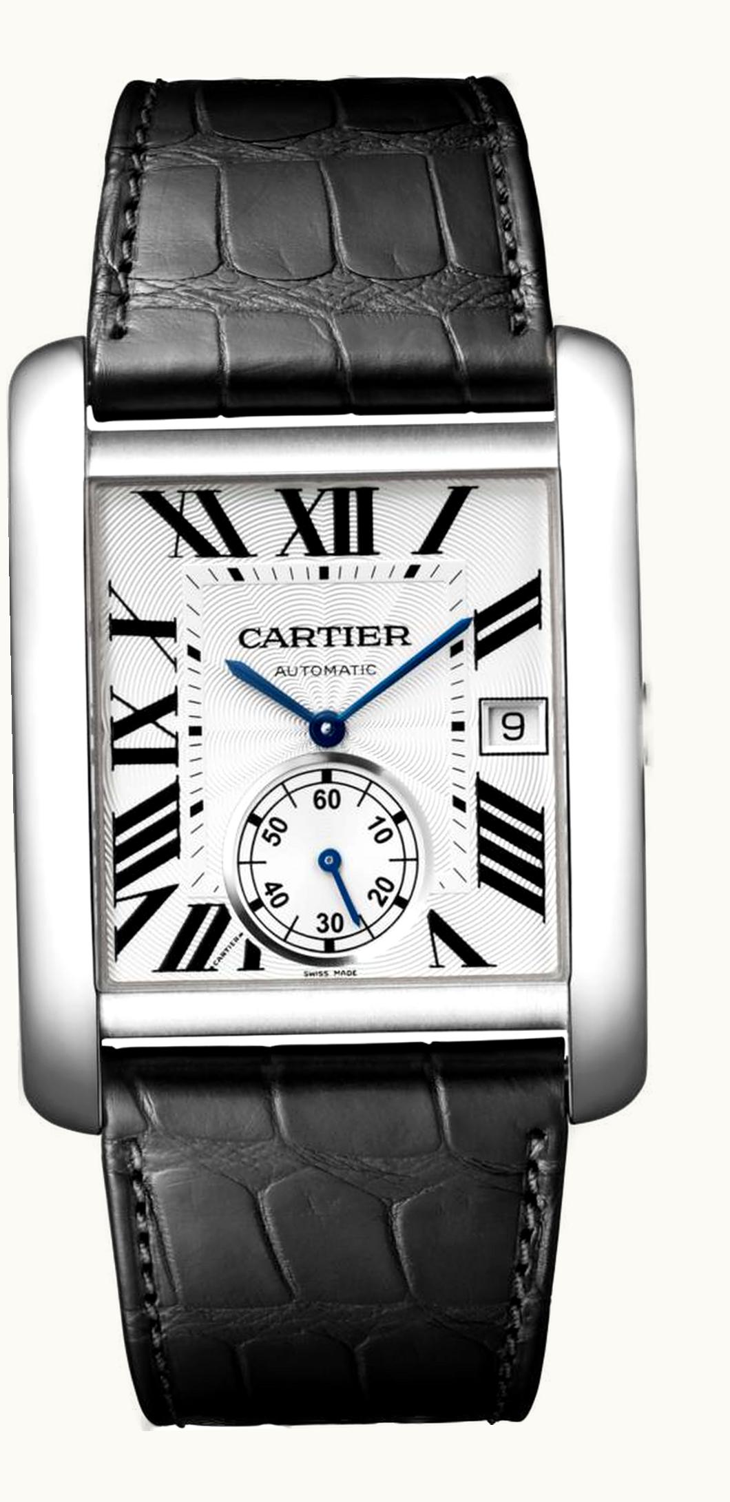 Cartier Tank Louis Cartier Large Manual Yellow Gold / Graphical Red