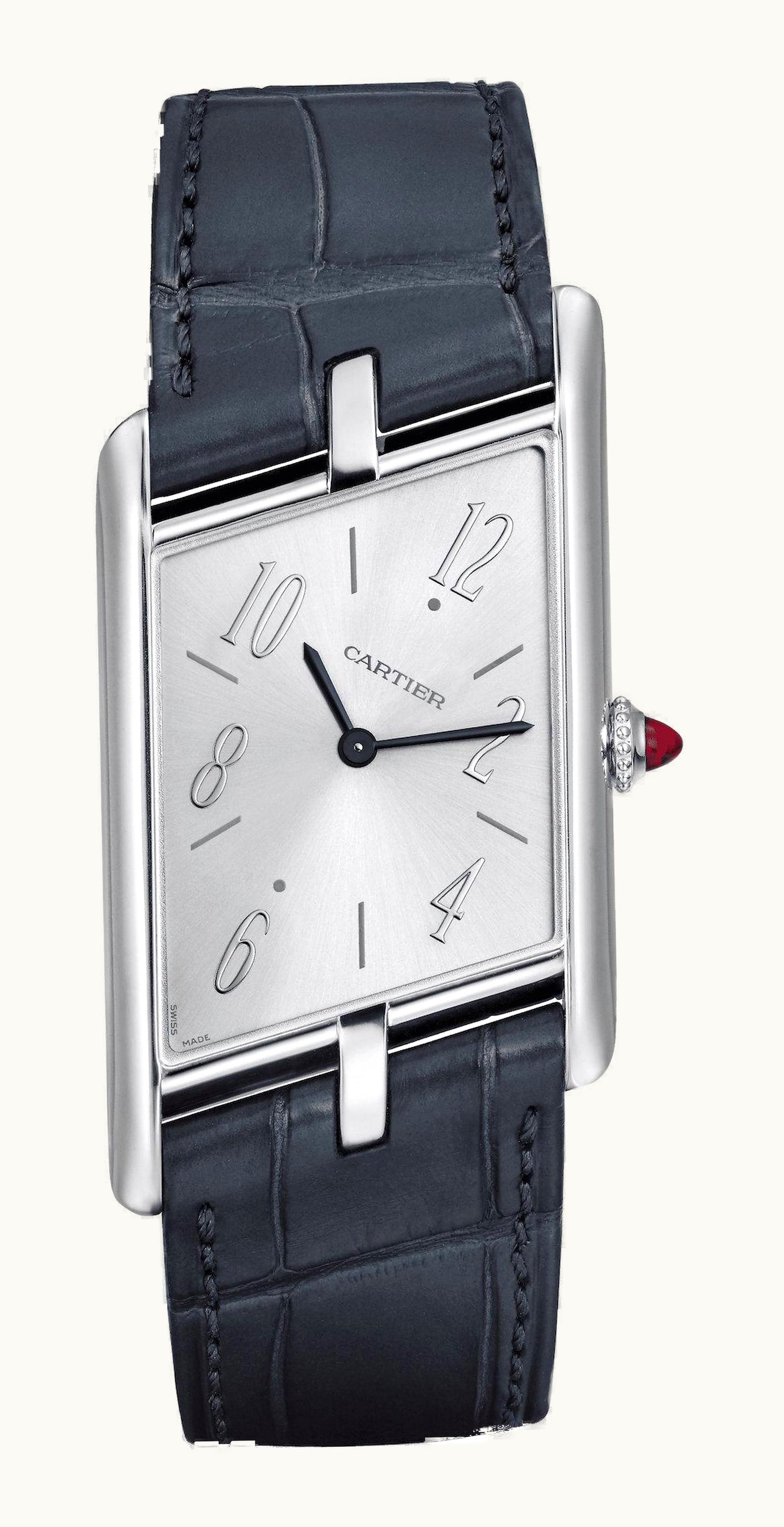 Cartier Tank Asymétrique Platinum / Silver