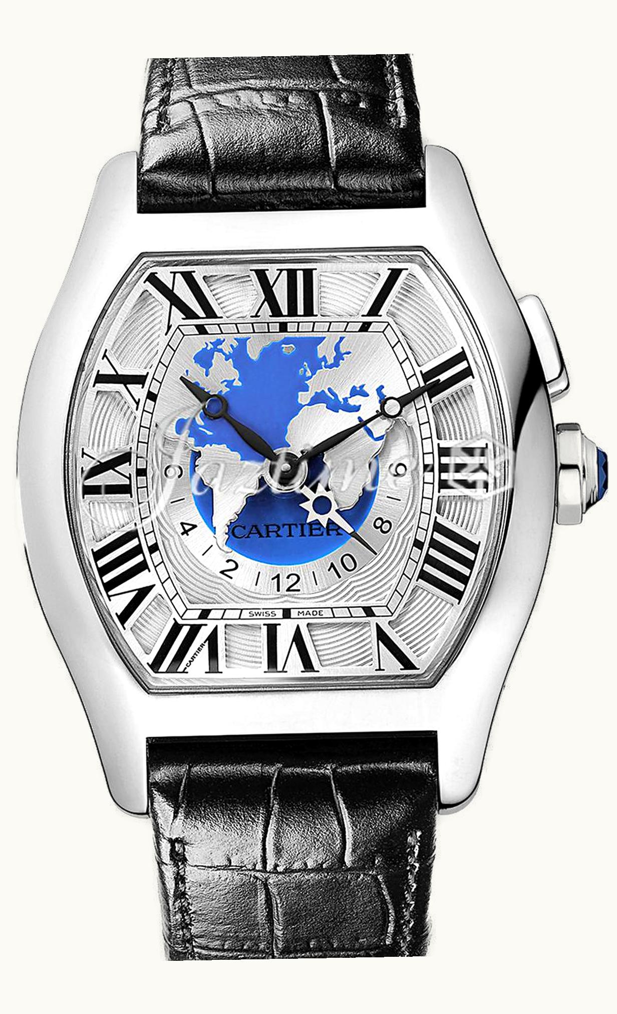 Cartier Tortue Extra Flat White Gold / Silver