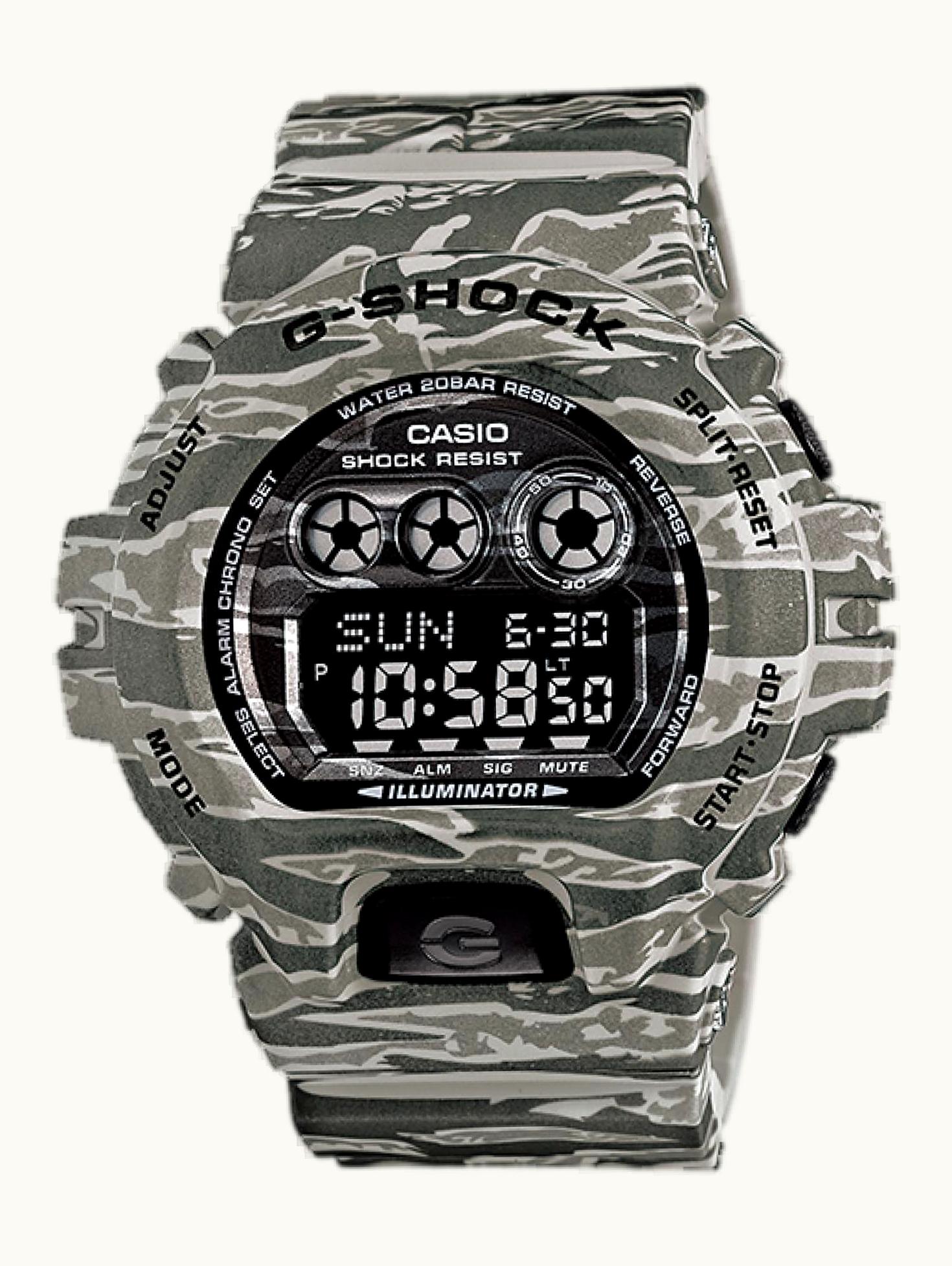 Casio GD-X6900CM-8 Grey Tiger Camo