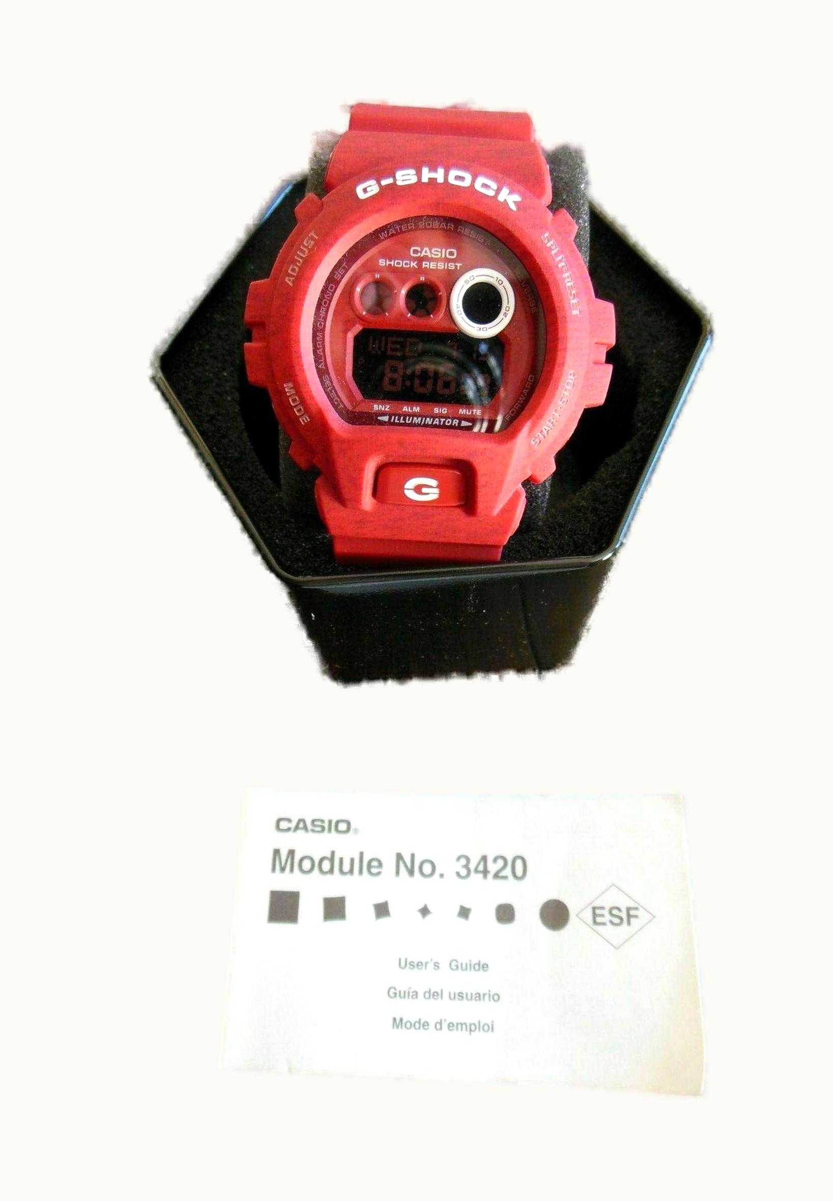 Casio GD-X6900HT-4 Heathered Red