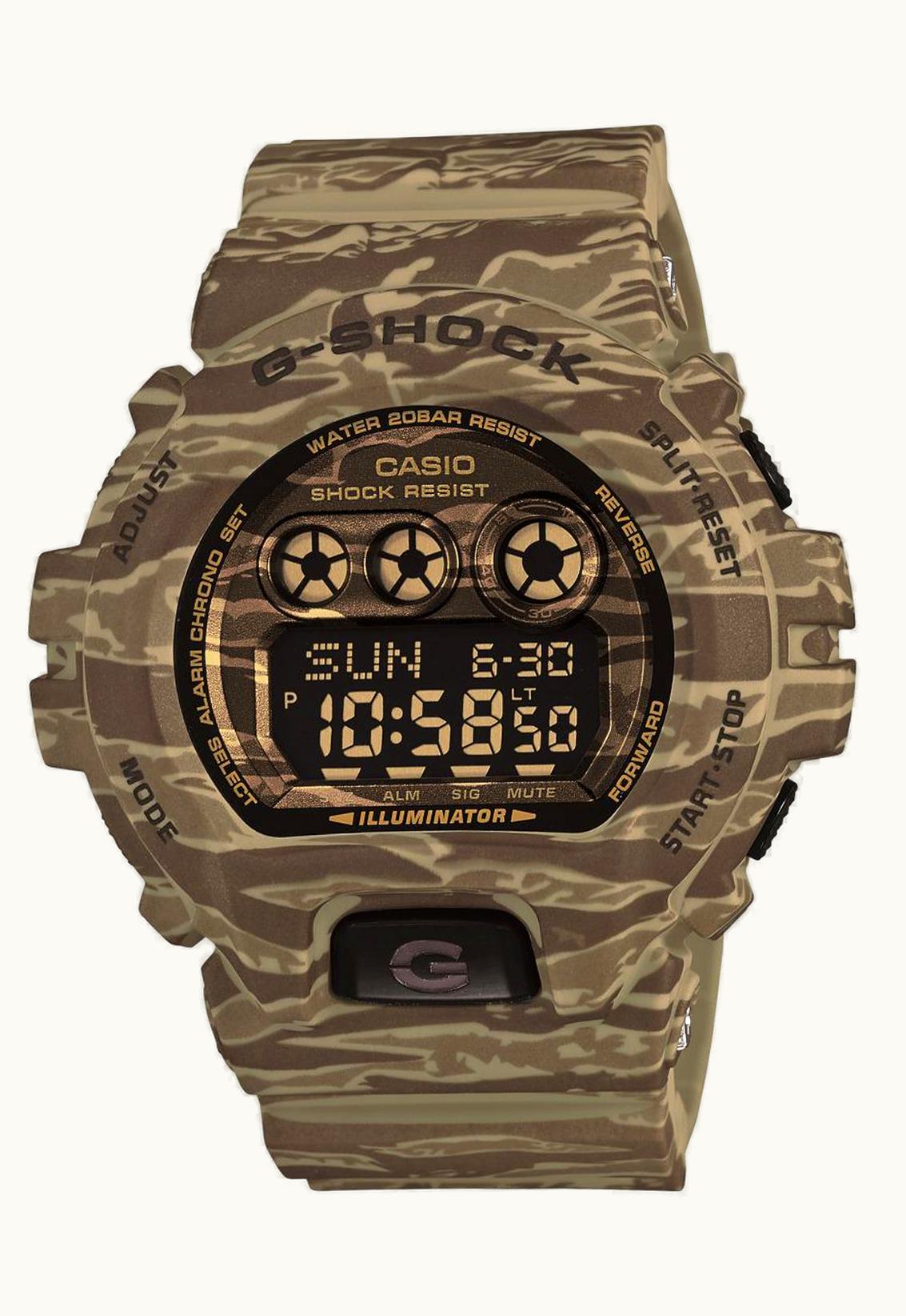 Casio GD-X6900CM-5 Green Tiger Camo