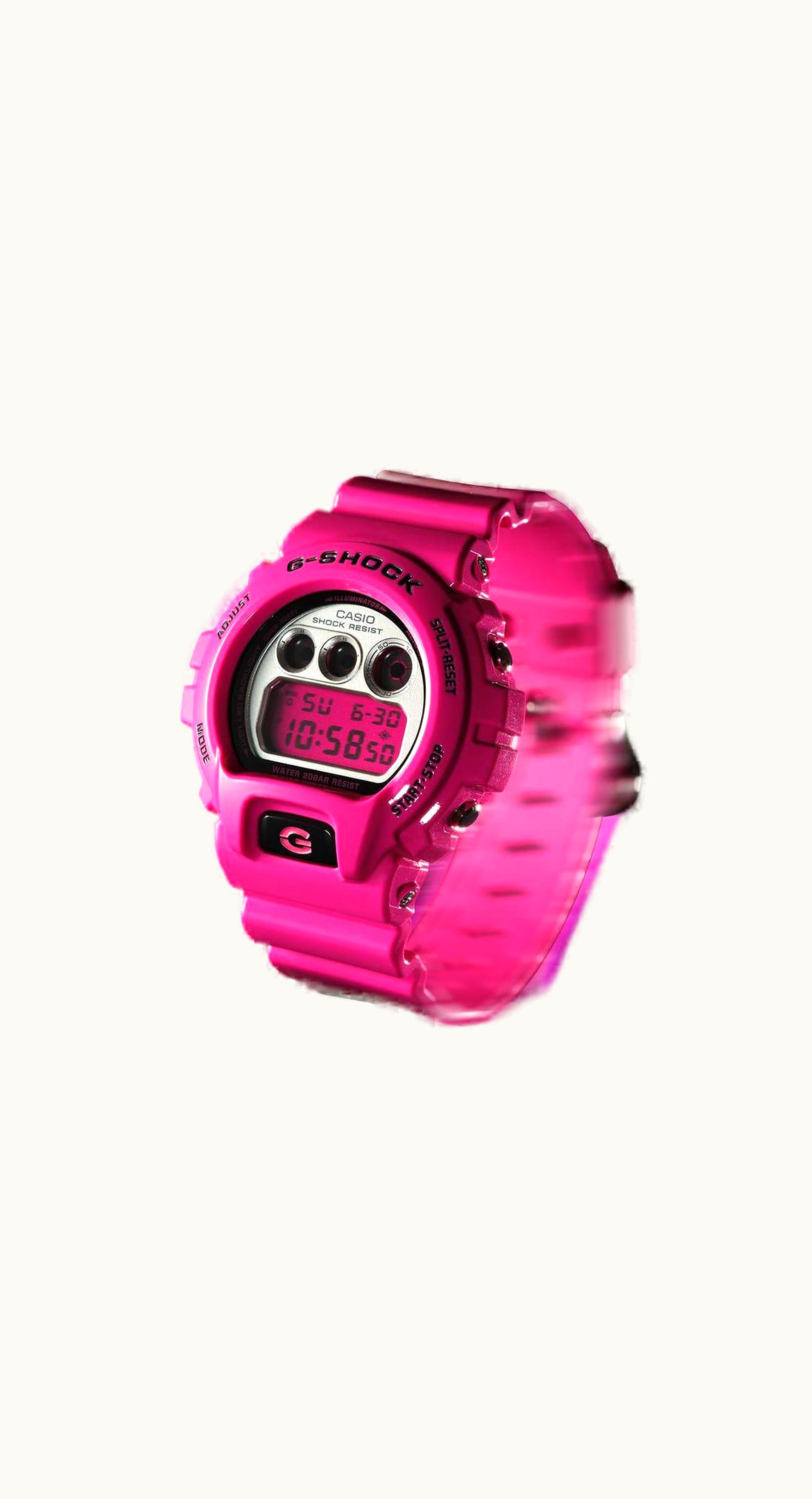 Casio DW-6900CS-4 Pink & Silver