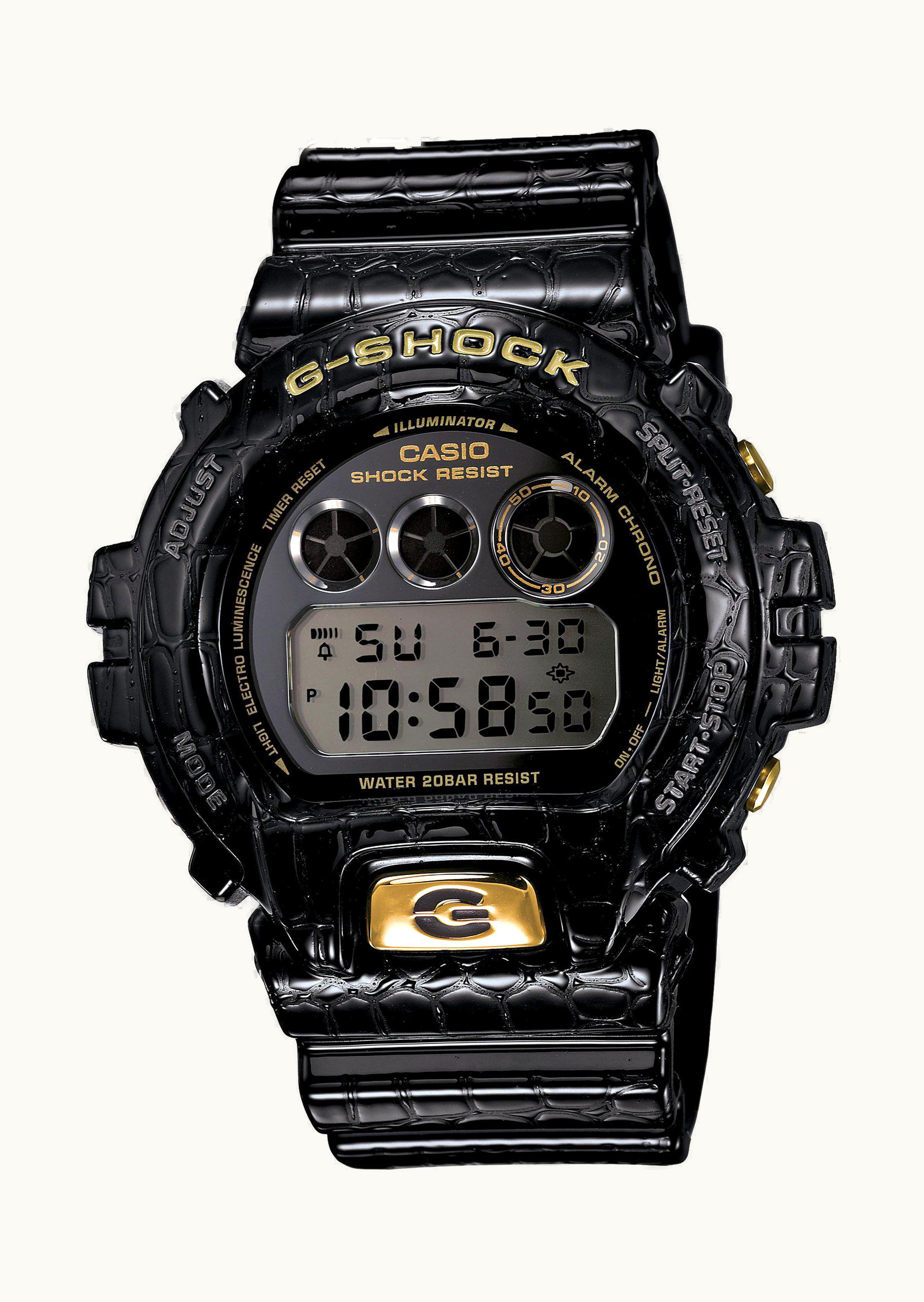 Casio DW-6900CR-1 Black Crocodile