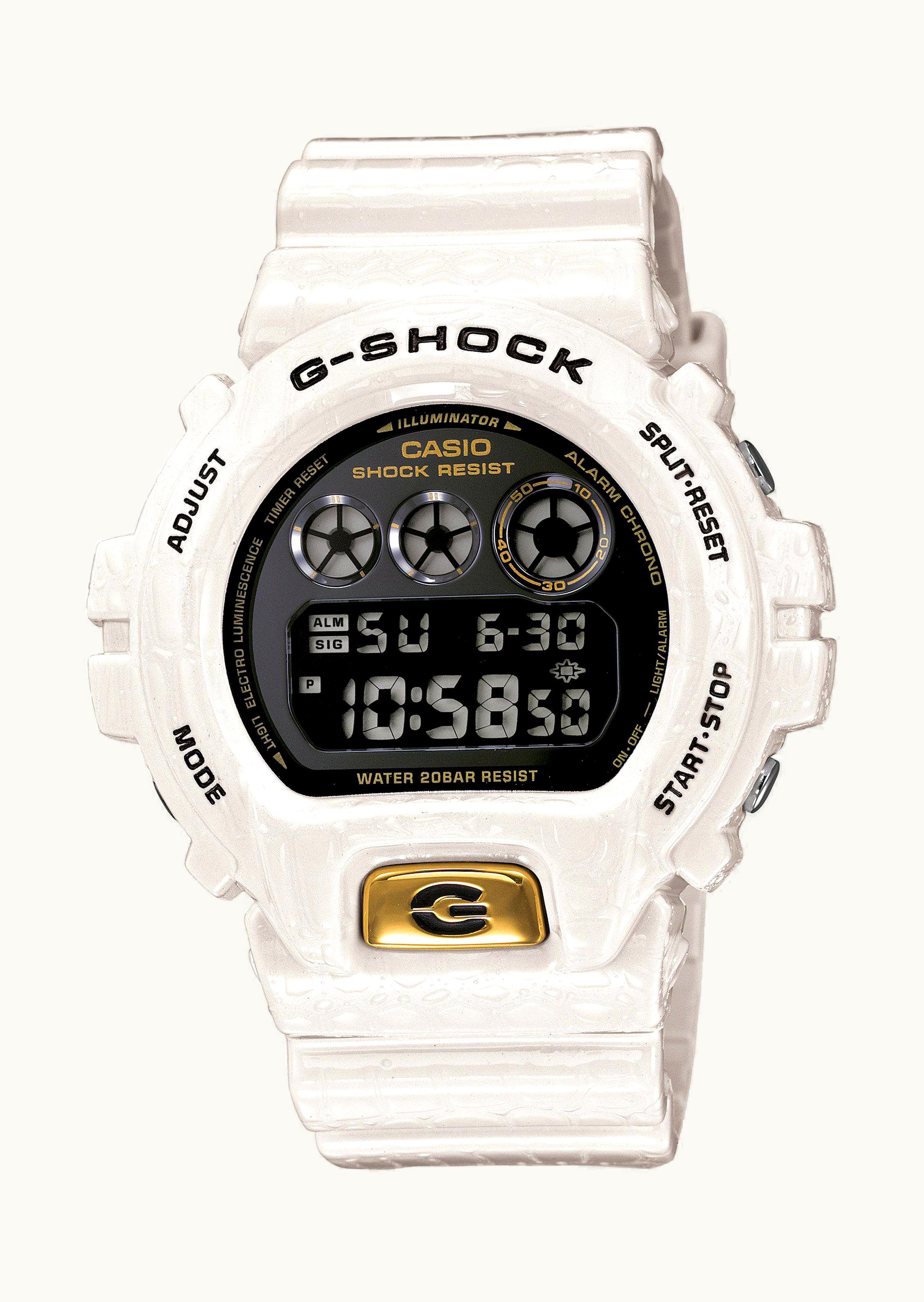 Casio DW-6900CR-7 White Crocodile