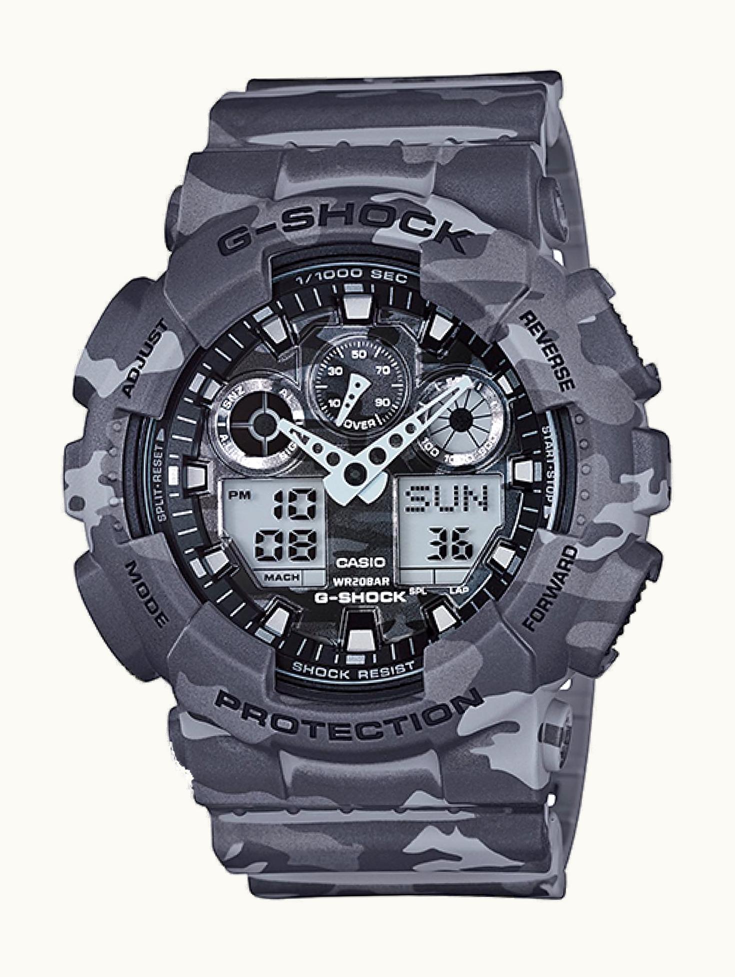 Casio GA-110CM-8A Grey Camo