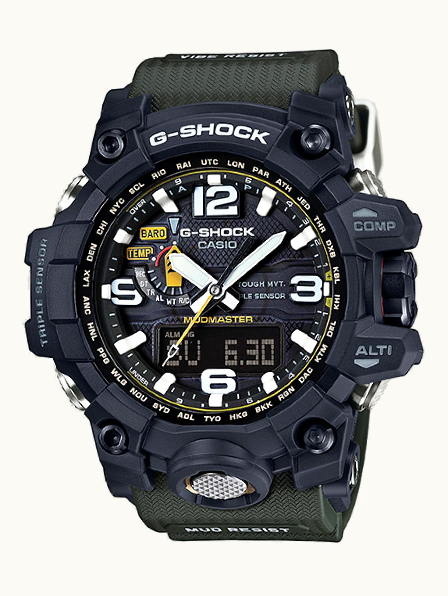 Casio G-Shock Mudmaster Triple Sensor Black / Black