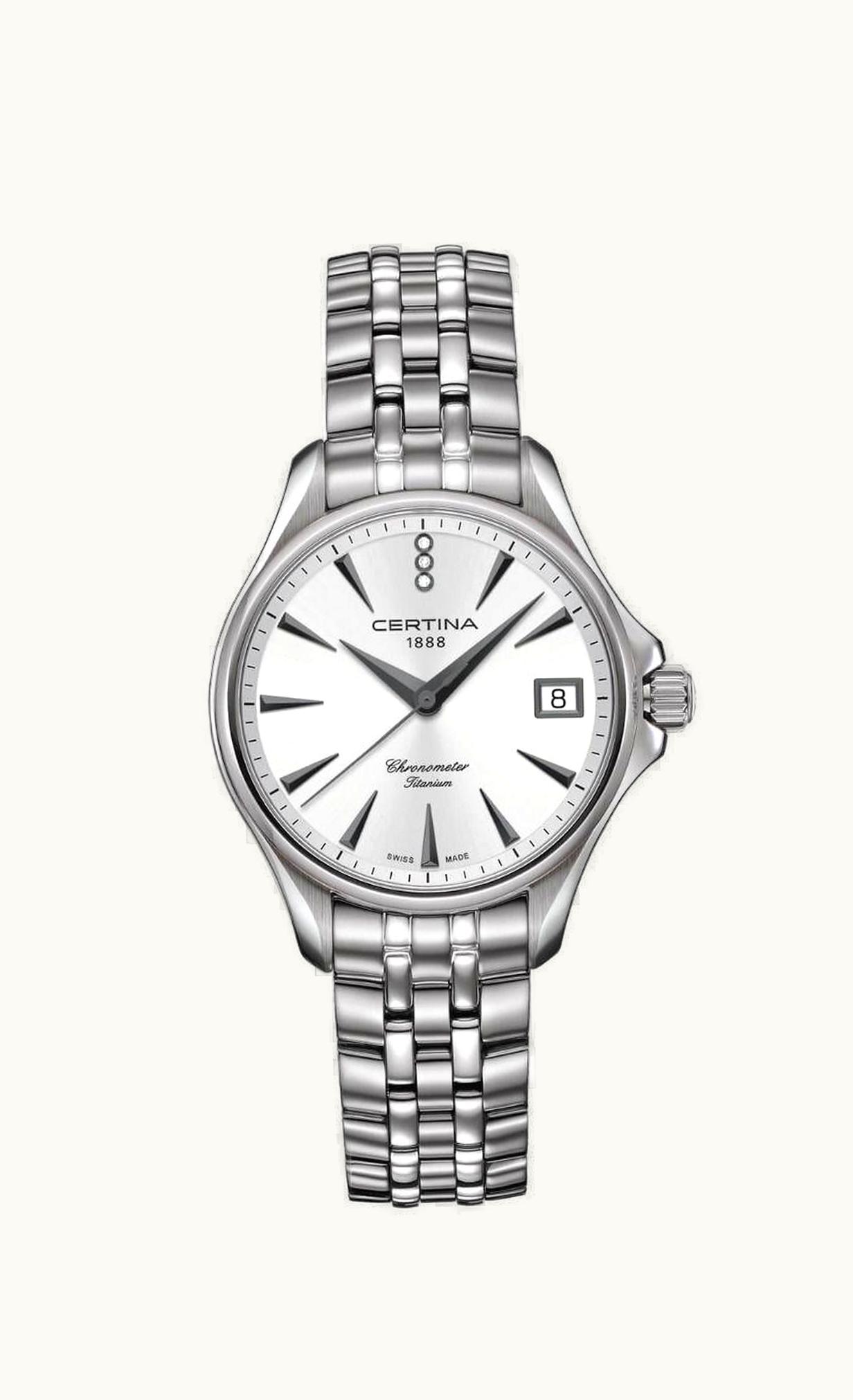 Certina DS Action Diamonds 33.8 Titanium / Silver