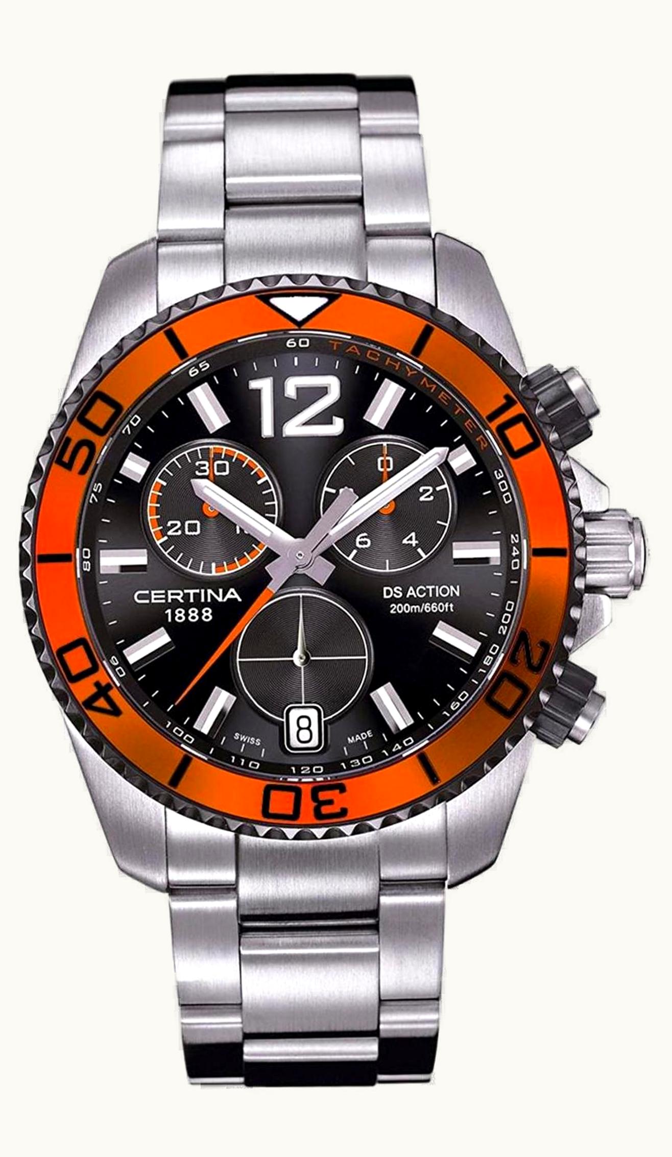 Certina DS Action Chronograph Orange
