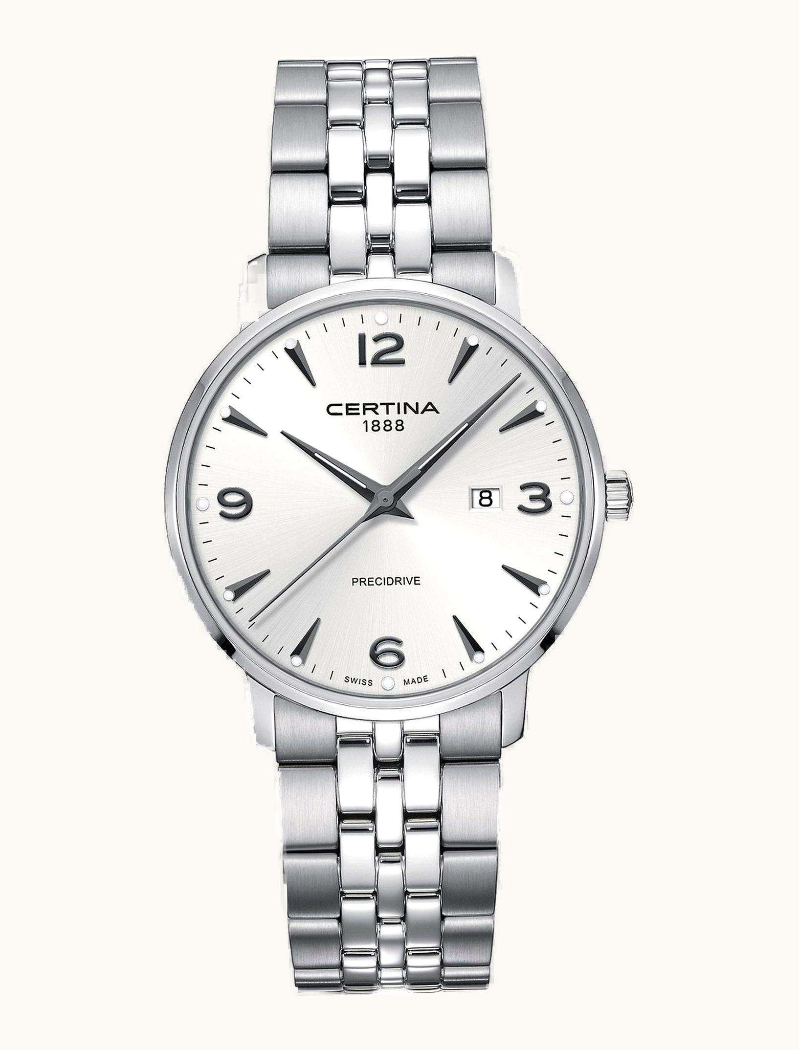 Certina DS Caimano 39 Stainless Steel / Silver / Bracelet