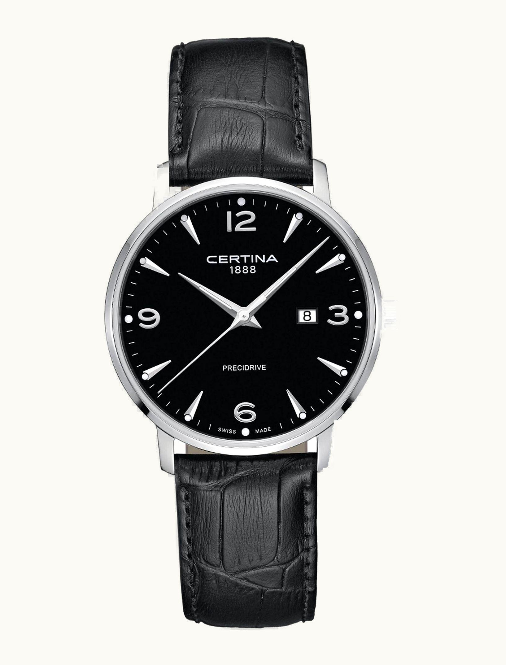 Certina DS Caimano 39 Stainless Steel / Black / Strap