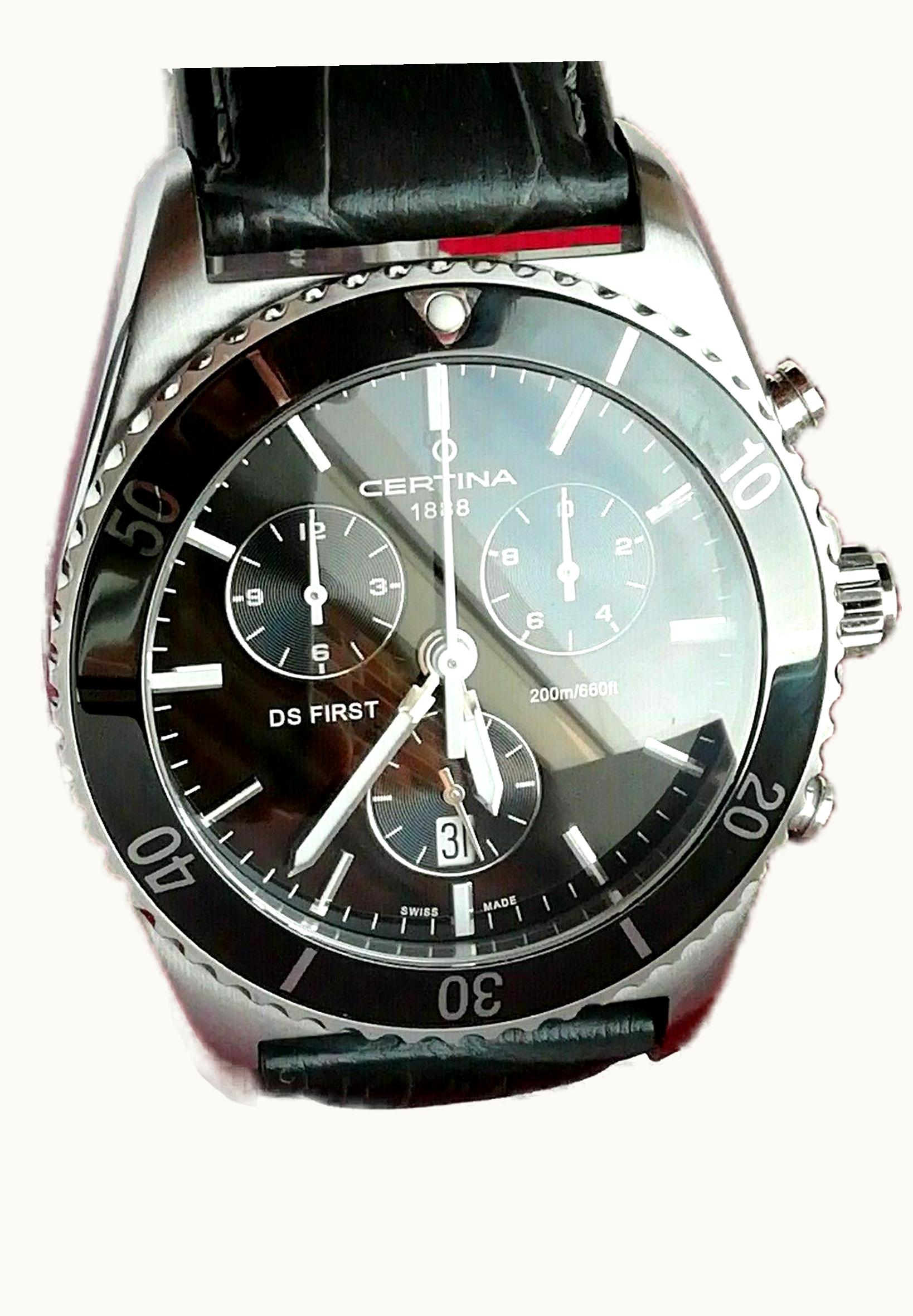 Certina DS First Ceramic Chronograph Leather