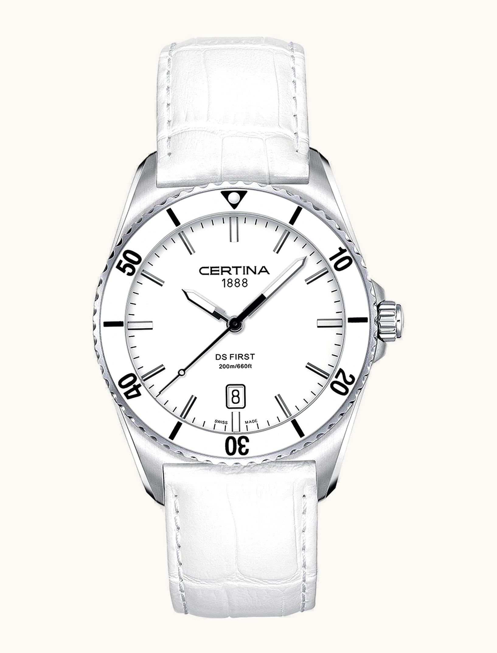 Certina DS First Ceramic White
