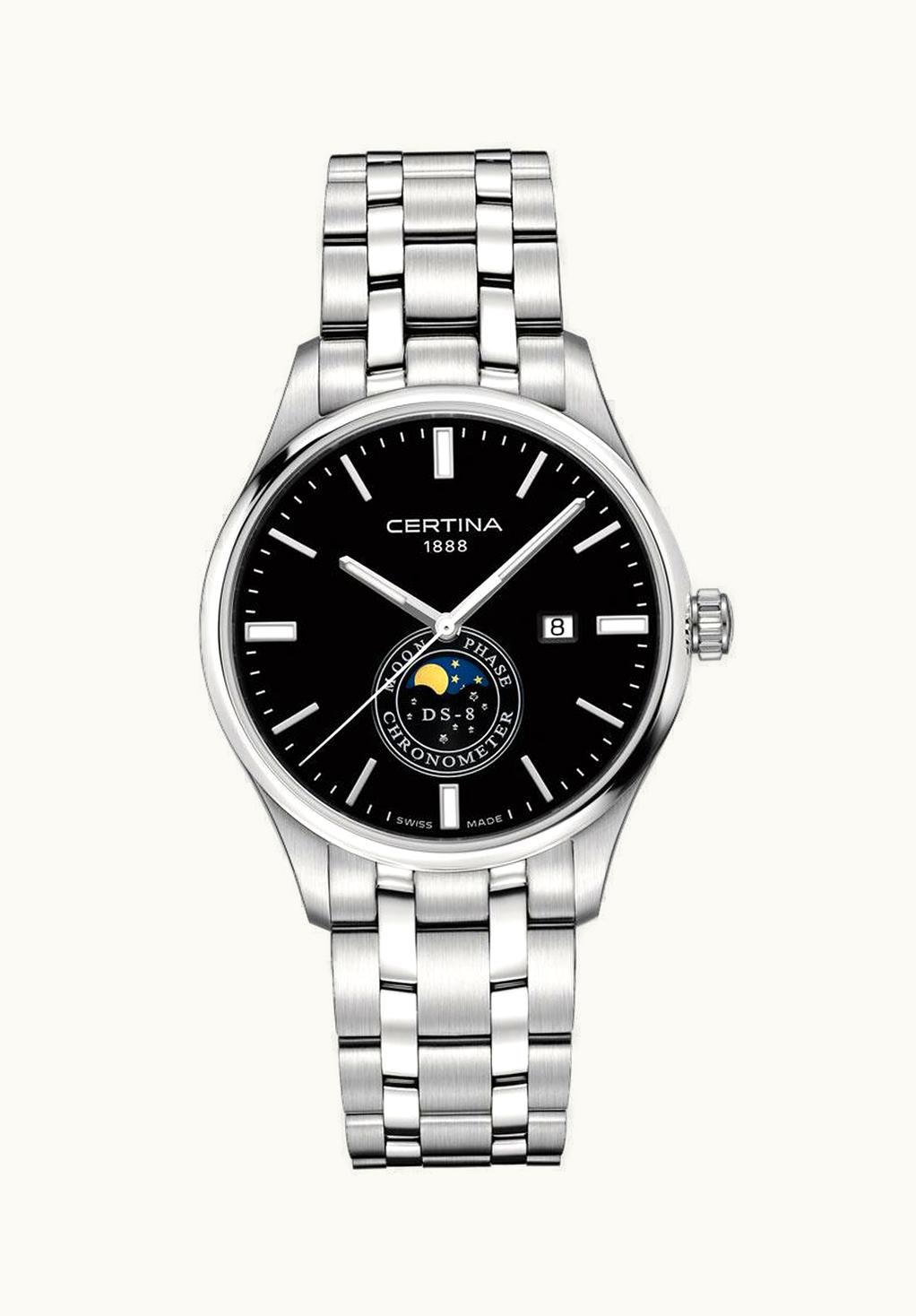 Certina DS PH200M PVD / Black / Calf