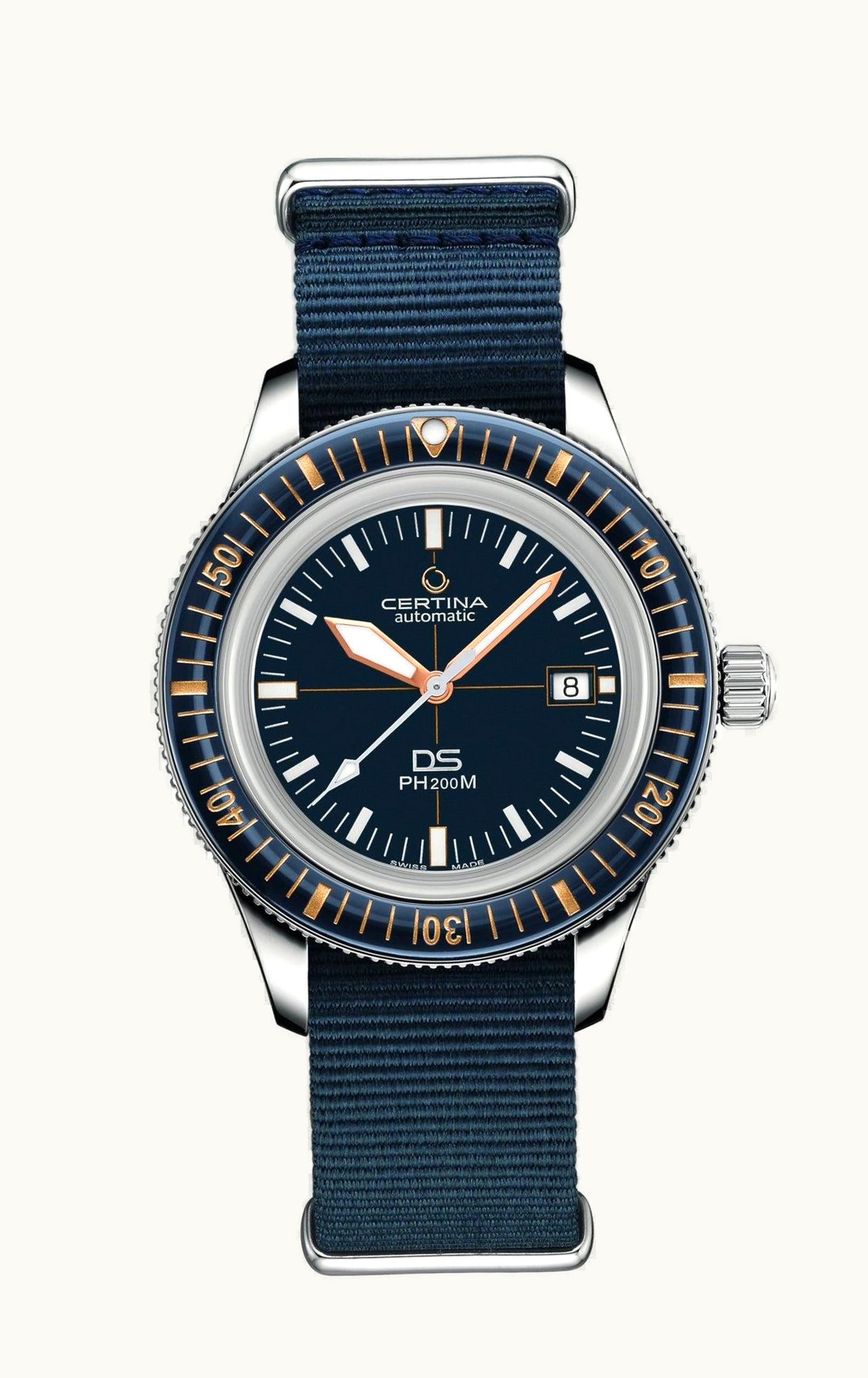 Certina DS PH200M Stainless Steel / Blue / NATO