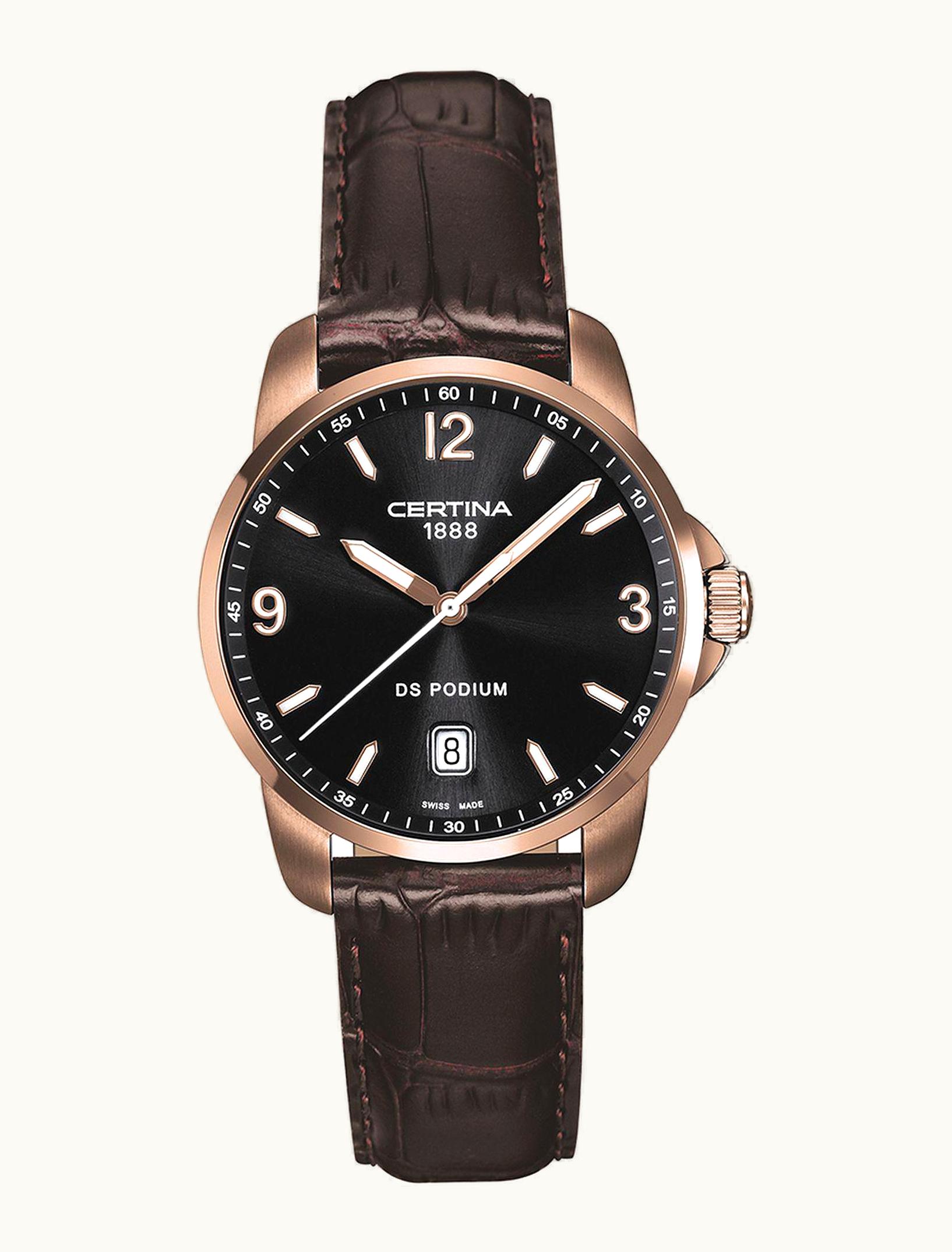 Certina DS Podium 3 Hands Gold