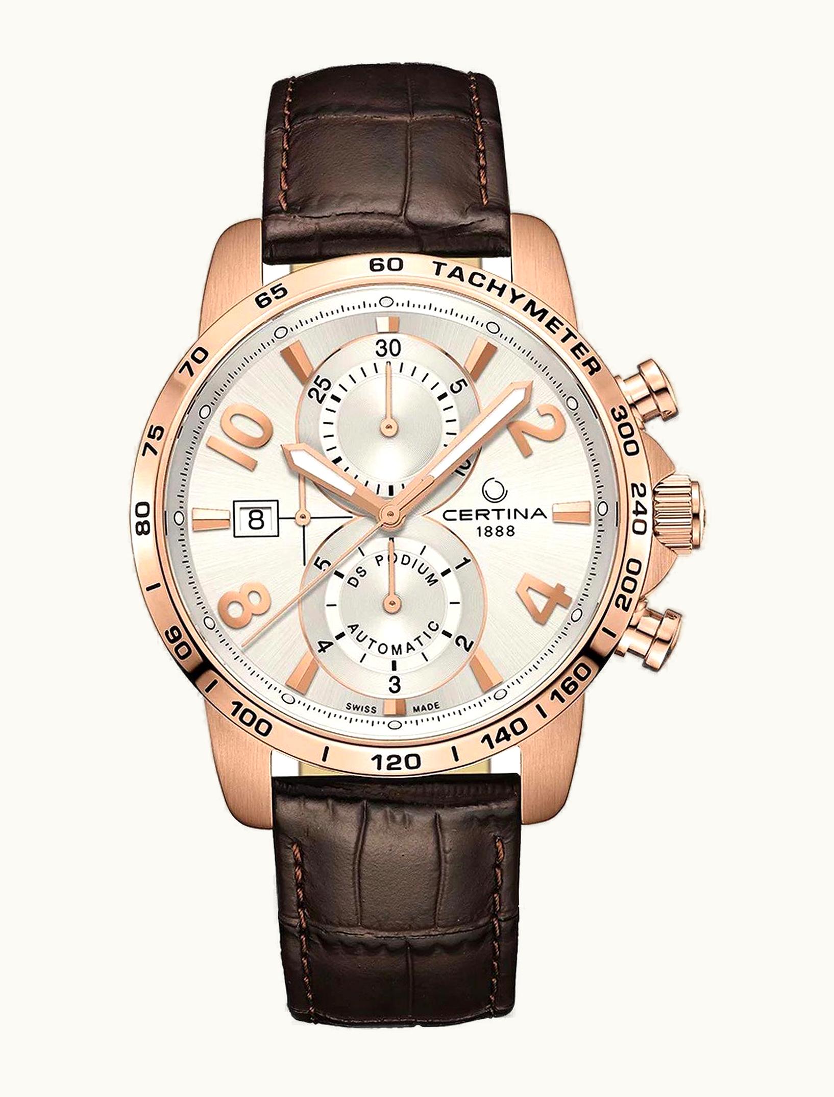 Certina DS Podium Chronograph Automatic Rose / Silver