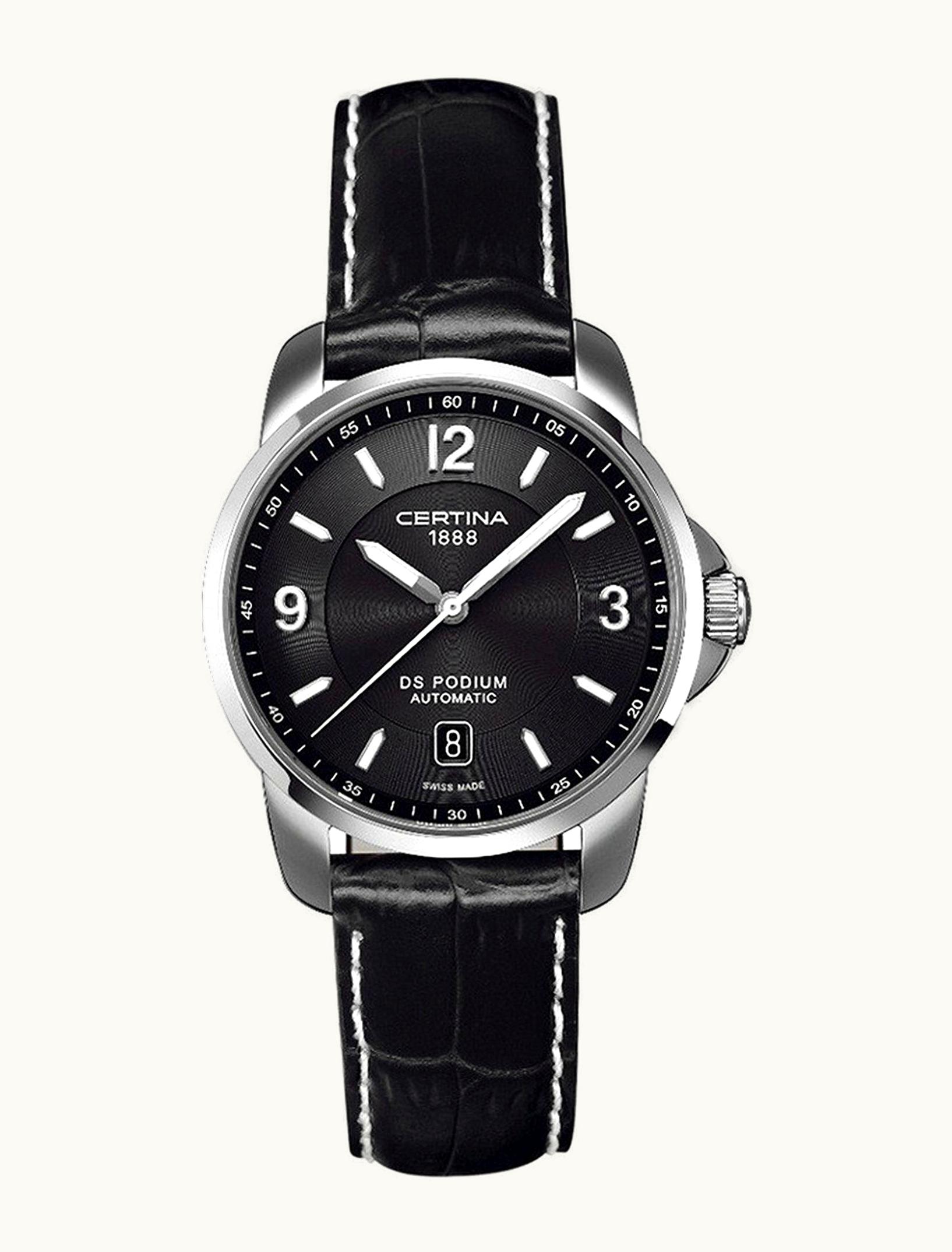 Certina DS Podium 3 Hands Black