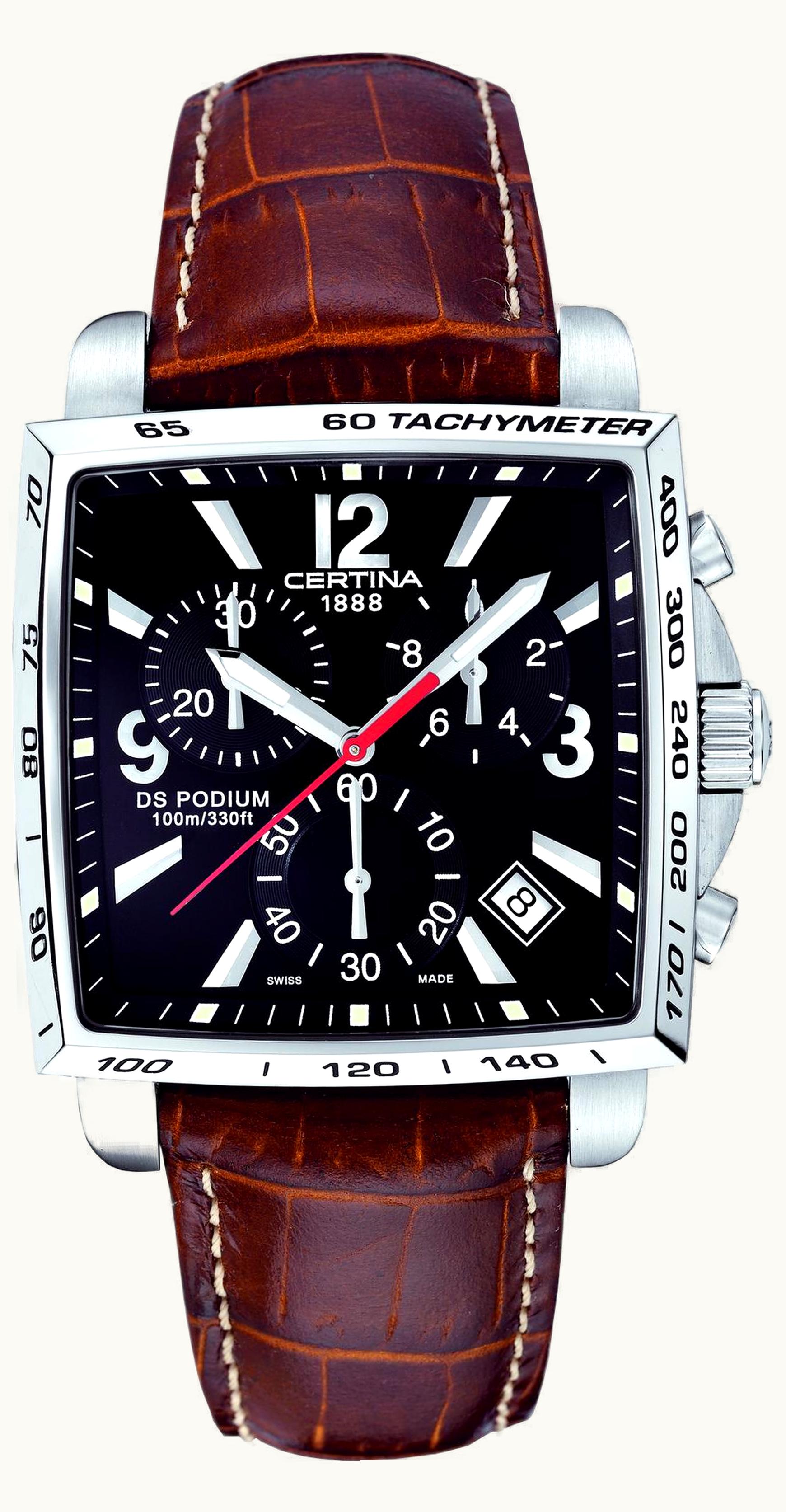Certina DS Podium Square Brown