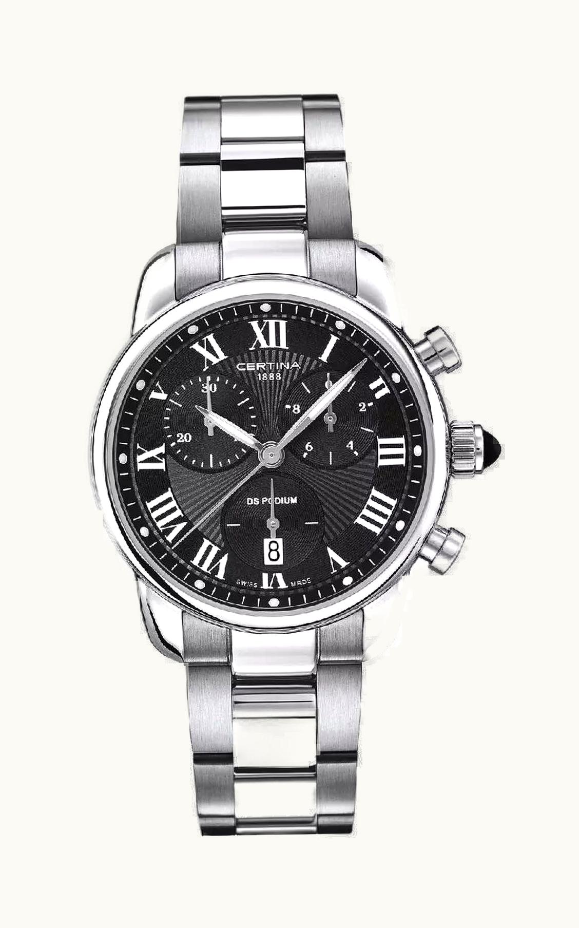 Certina DS Podium Chrono Roman Black
