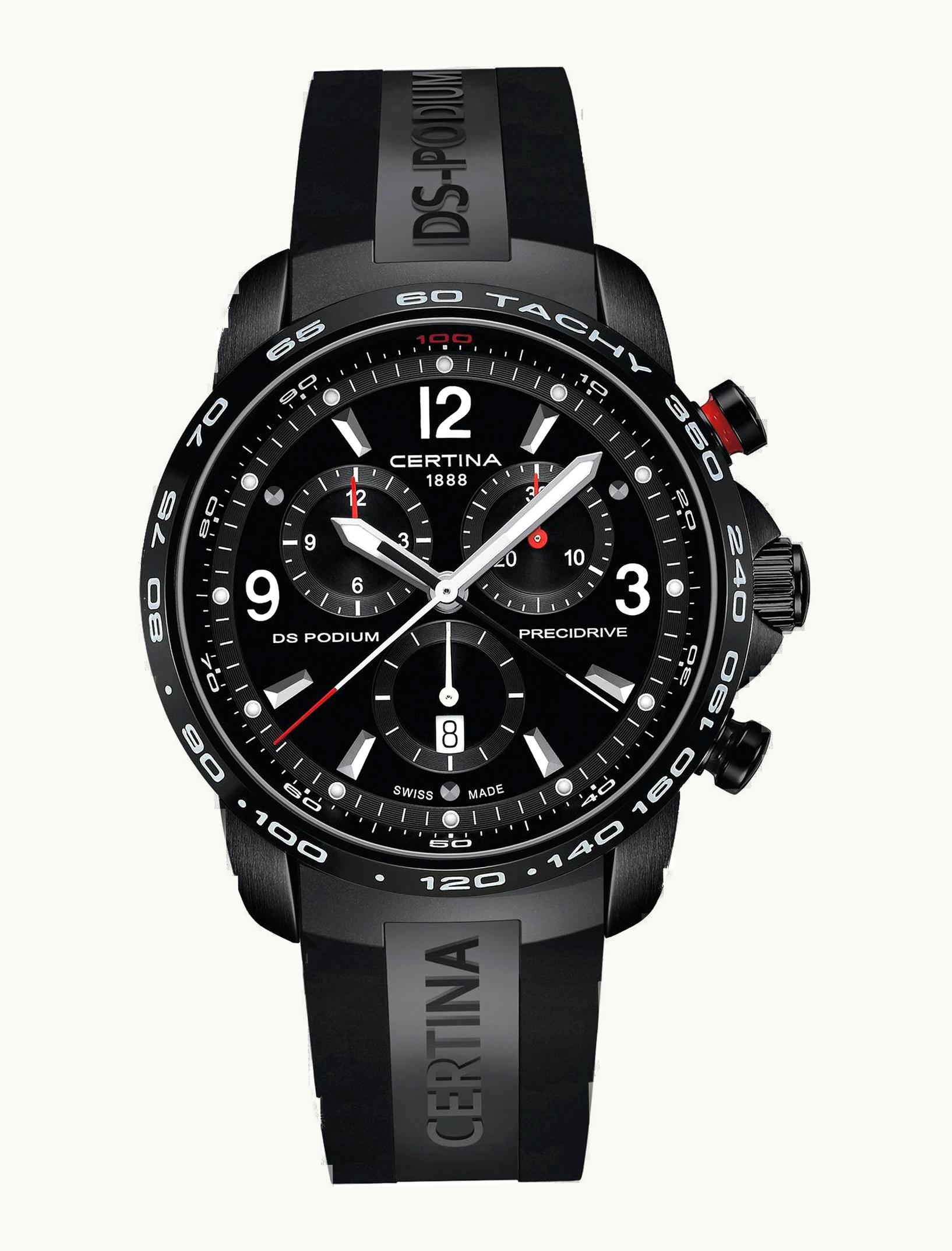 Certina DS Podium Big Size Chrono 1/100 Sec PVD