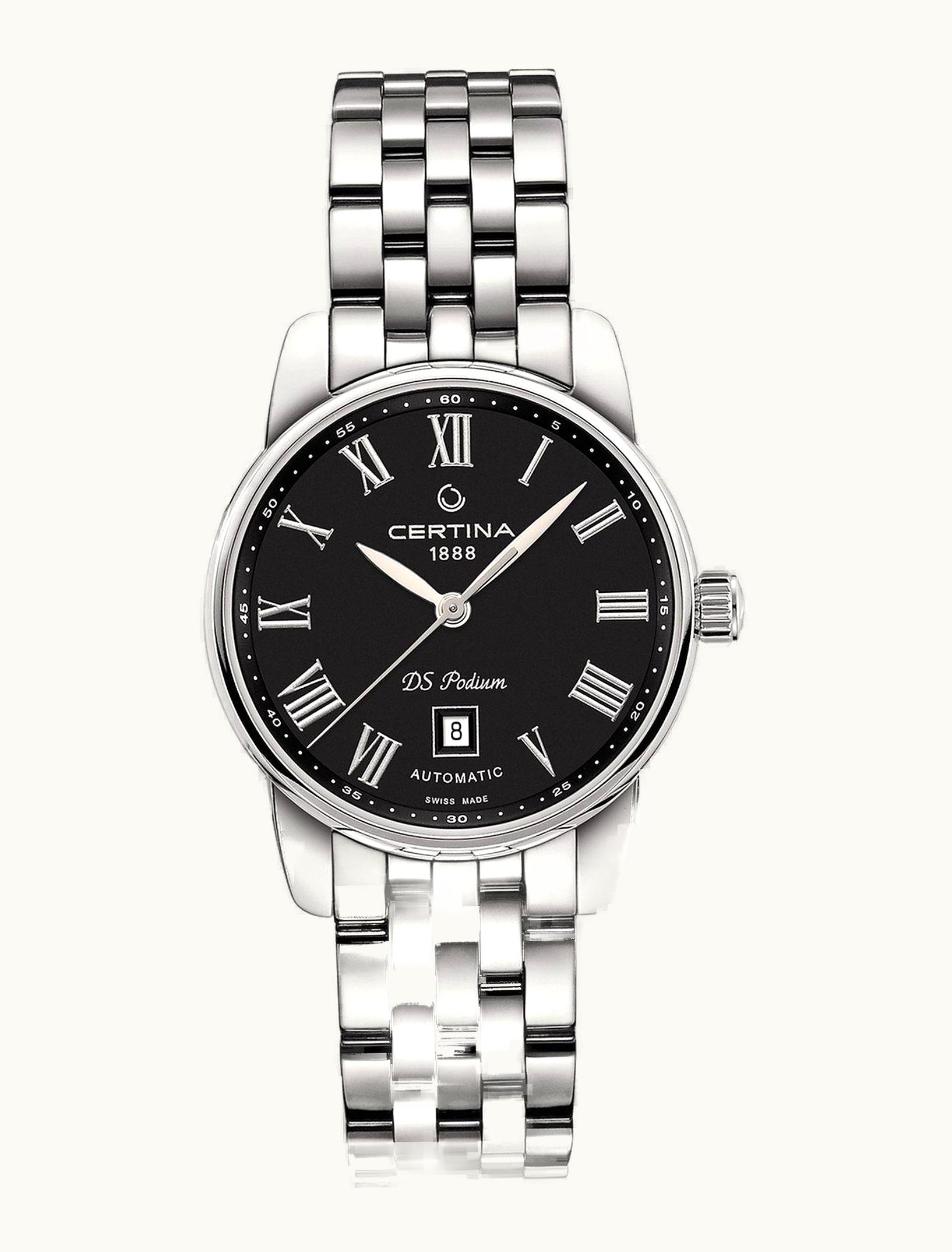 Certina DS Podium Automatic 29 Stainless Steel / Black / Bracelet