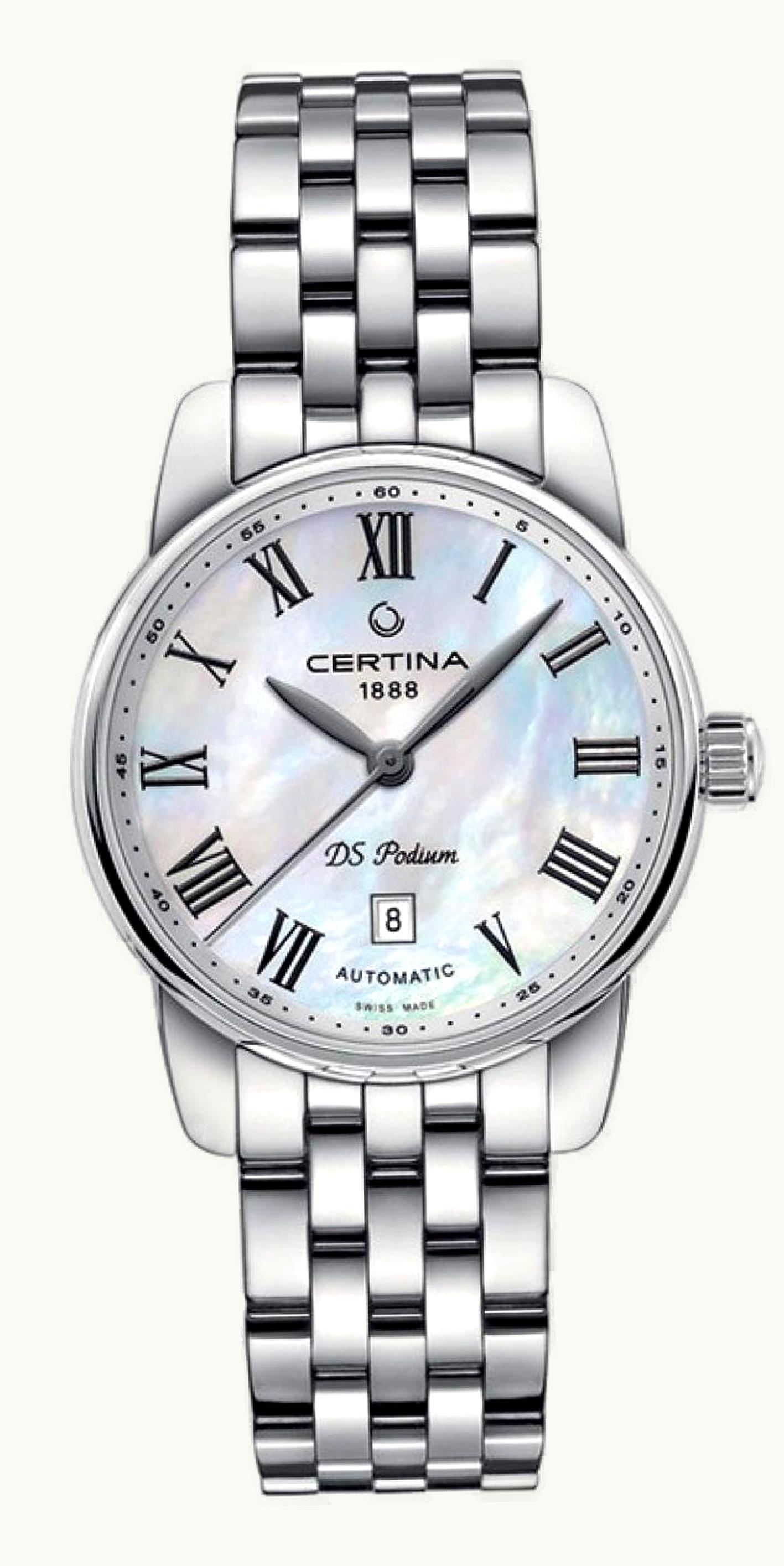 Certina DS Podium Automatic 29 Stainless Steel / MOP / Bracelet
