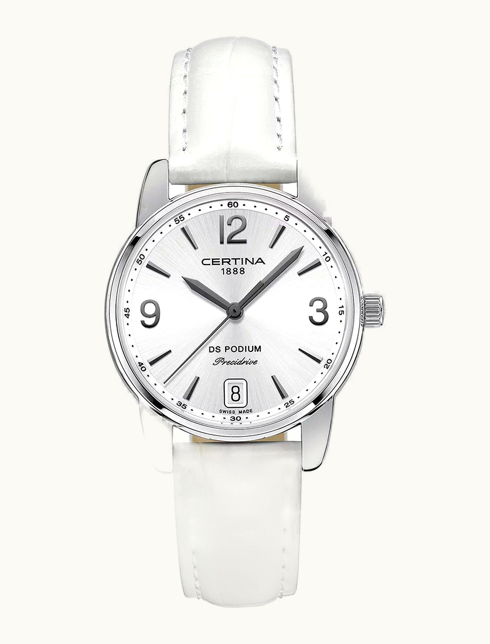 Certina DS Podium 33 Stainless Steel / Silver / Strap