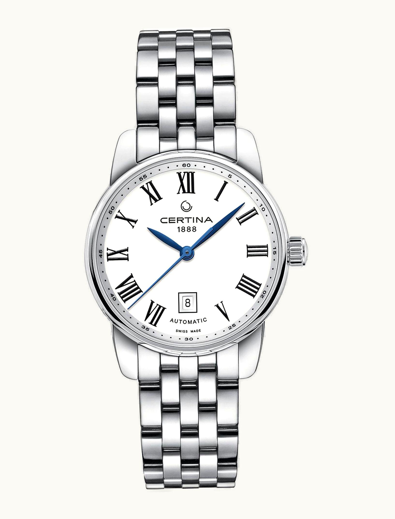 Certina DS Podium Automatic 29 Stainless Steel / White / Bracelet