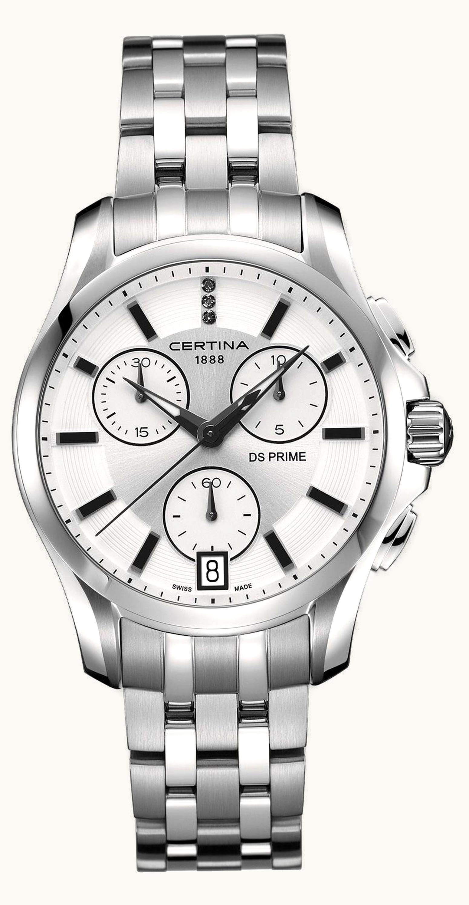 Certina DS Prime Chronograph Silver
