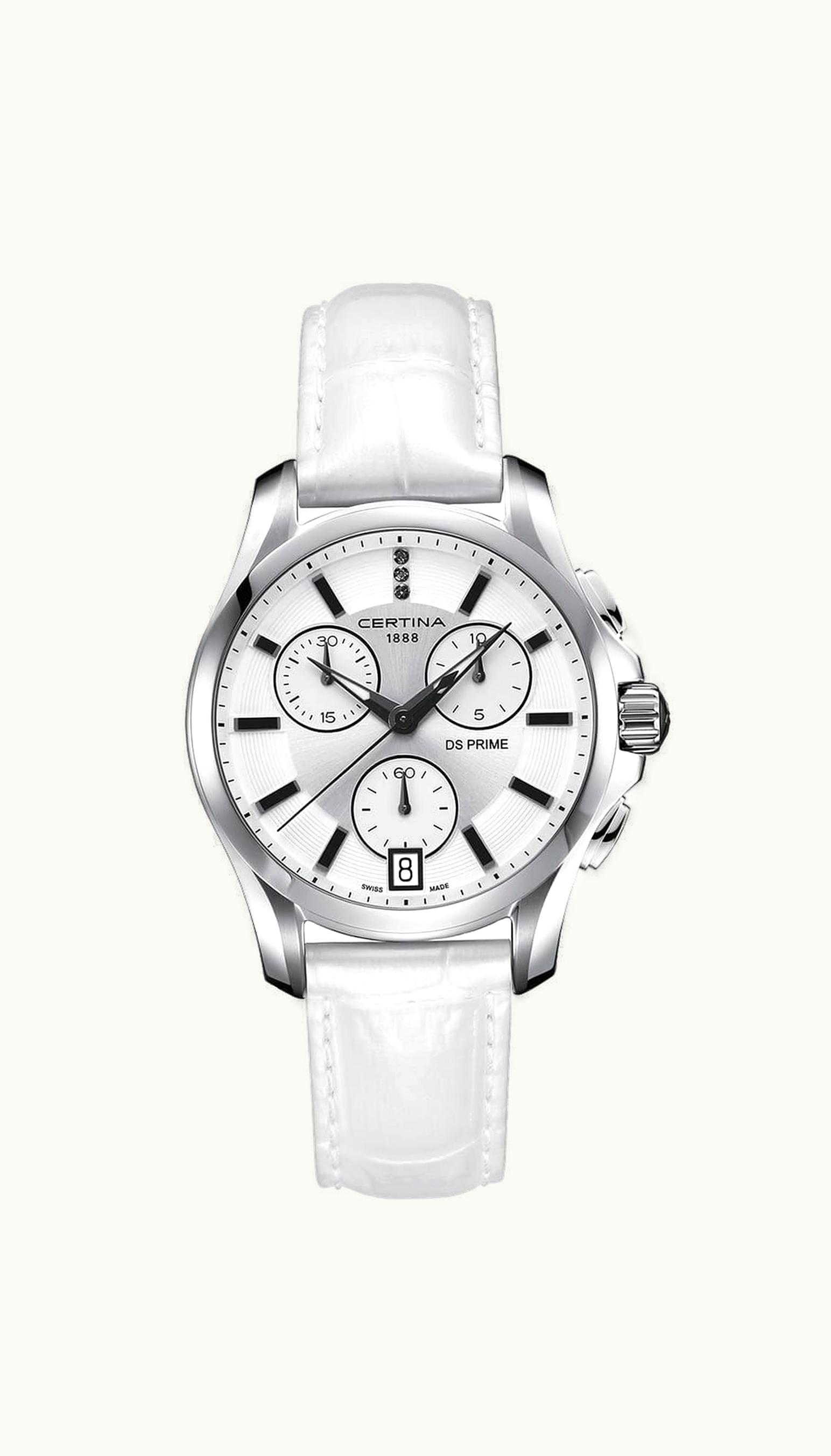 Certina DS Prime Chronograph White