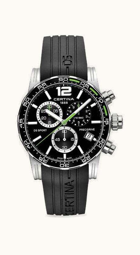 Certina DS Sport Chrono Green Rubber