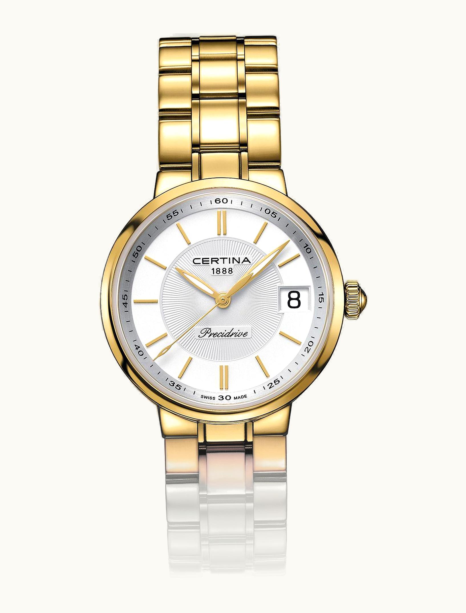 Certina DS Stella Yellow Gold / Silver / Bracelet