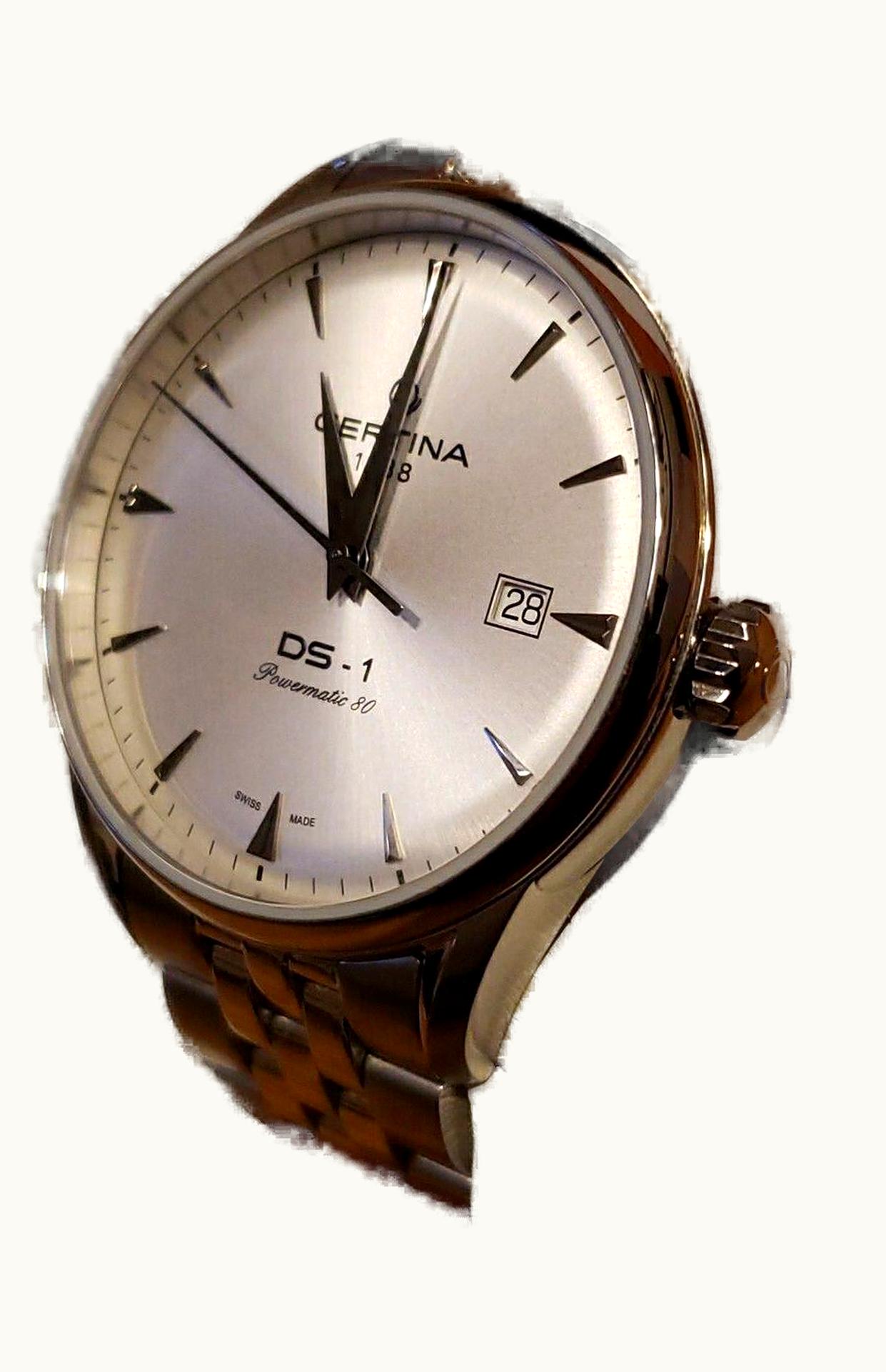 Certina DS-1 Powermatic 80 40 Stainless Steel / Silver / Bracelet