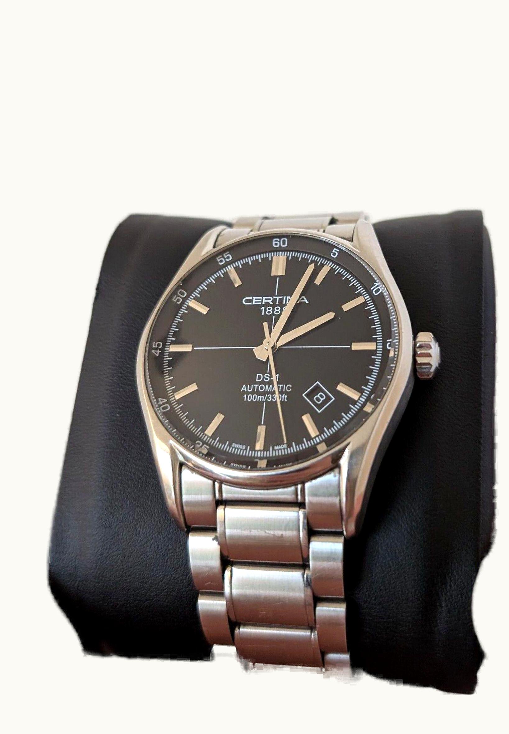 Certina DS-1 Powermatic 80 40 Stainless Steel / Rose Gold PVD / Grey / Bracelet