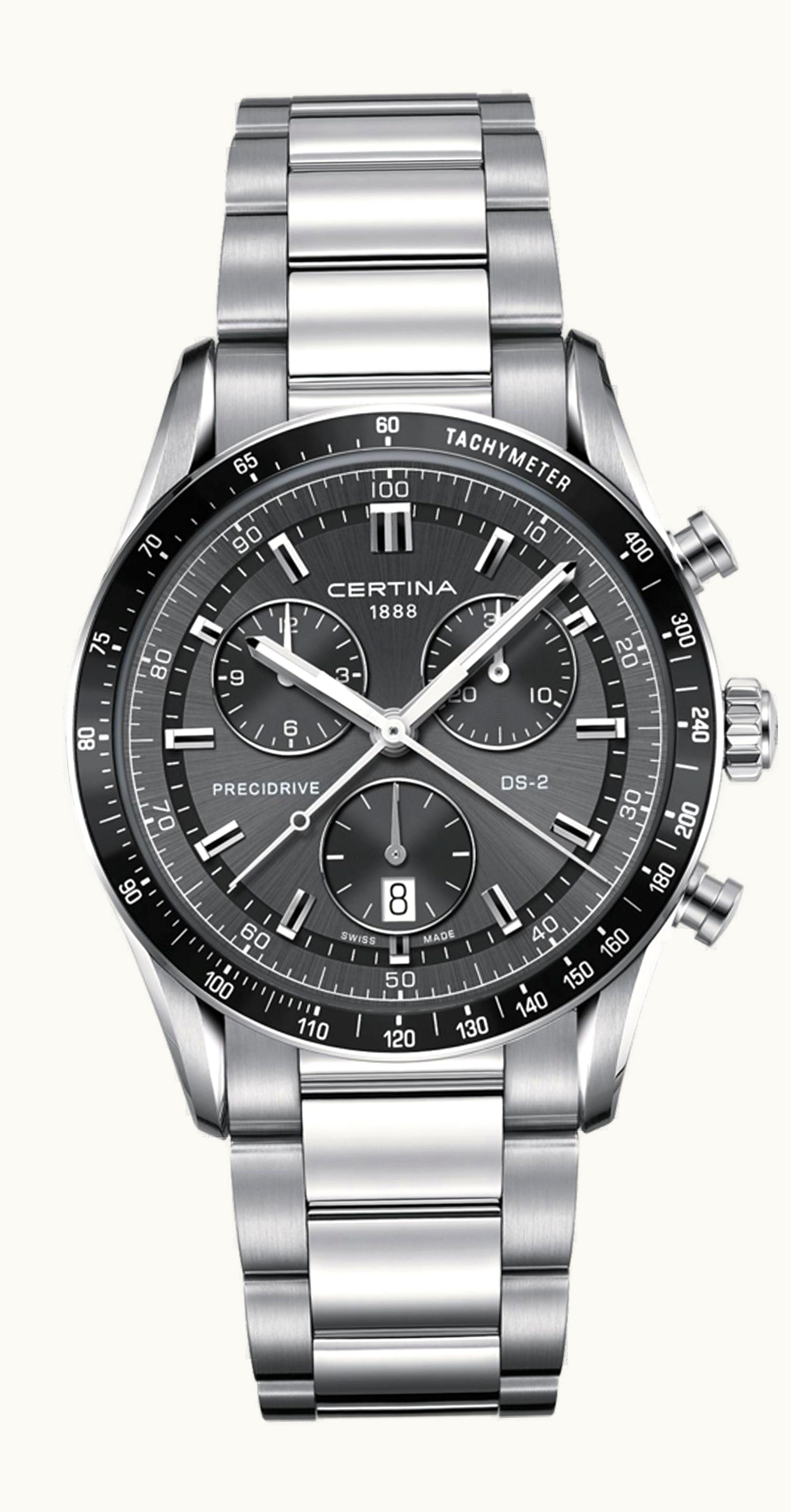 Certina DS 2 Chrono 1/100 Sec PreciDrive Grey