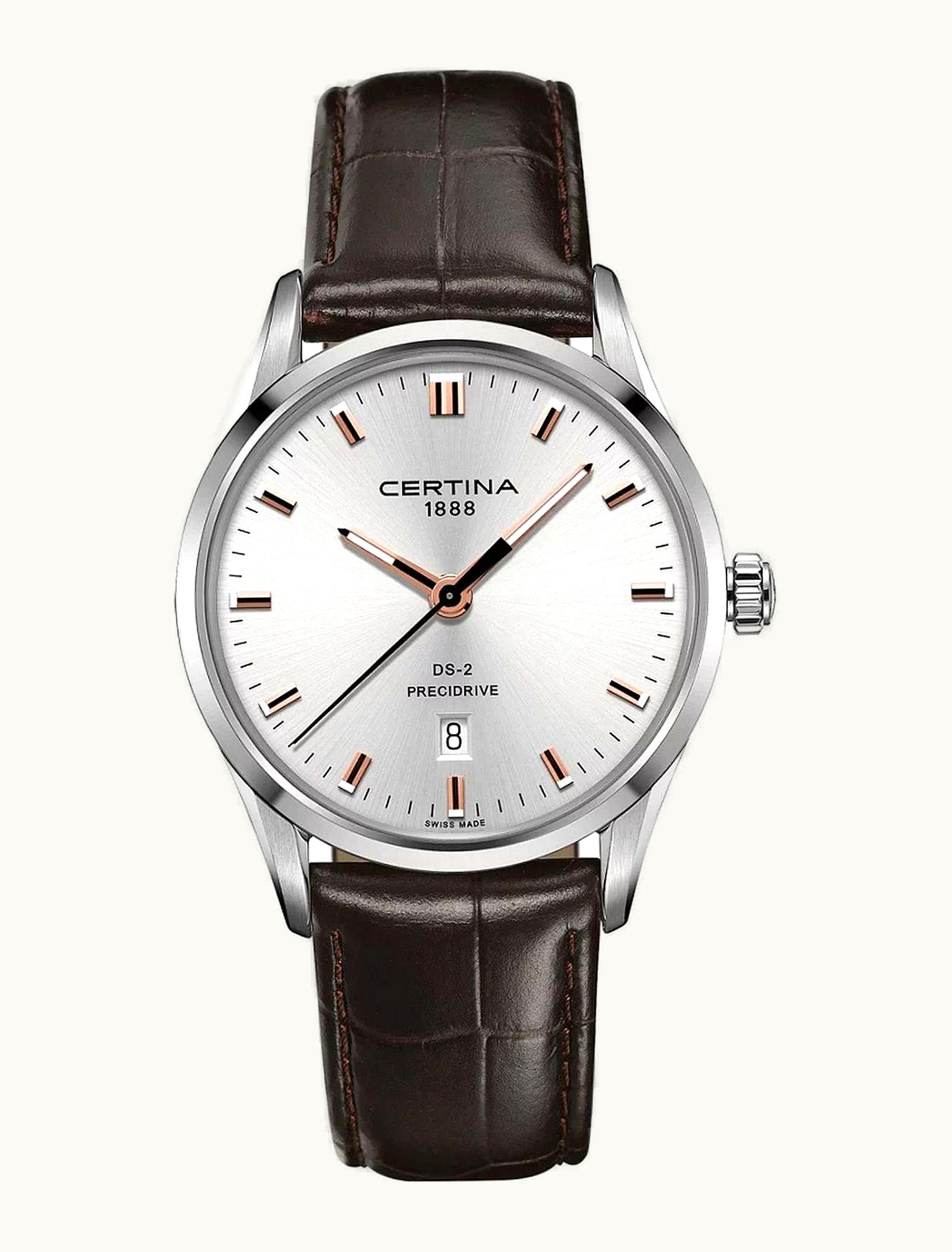 Certina DS-2 Quartz Stainless Steel / Silver / Strap