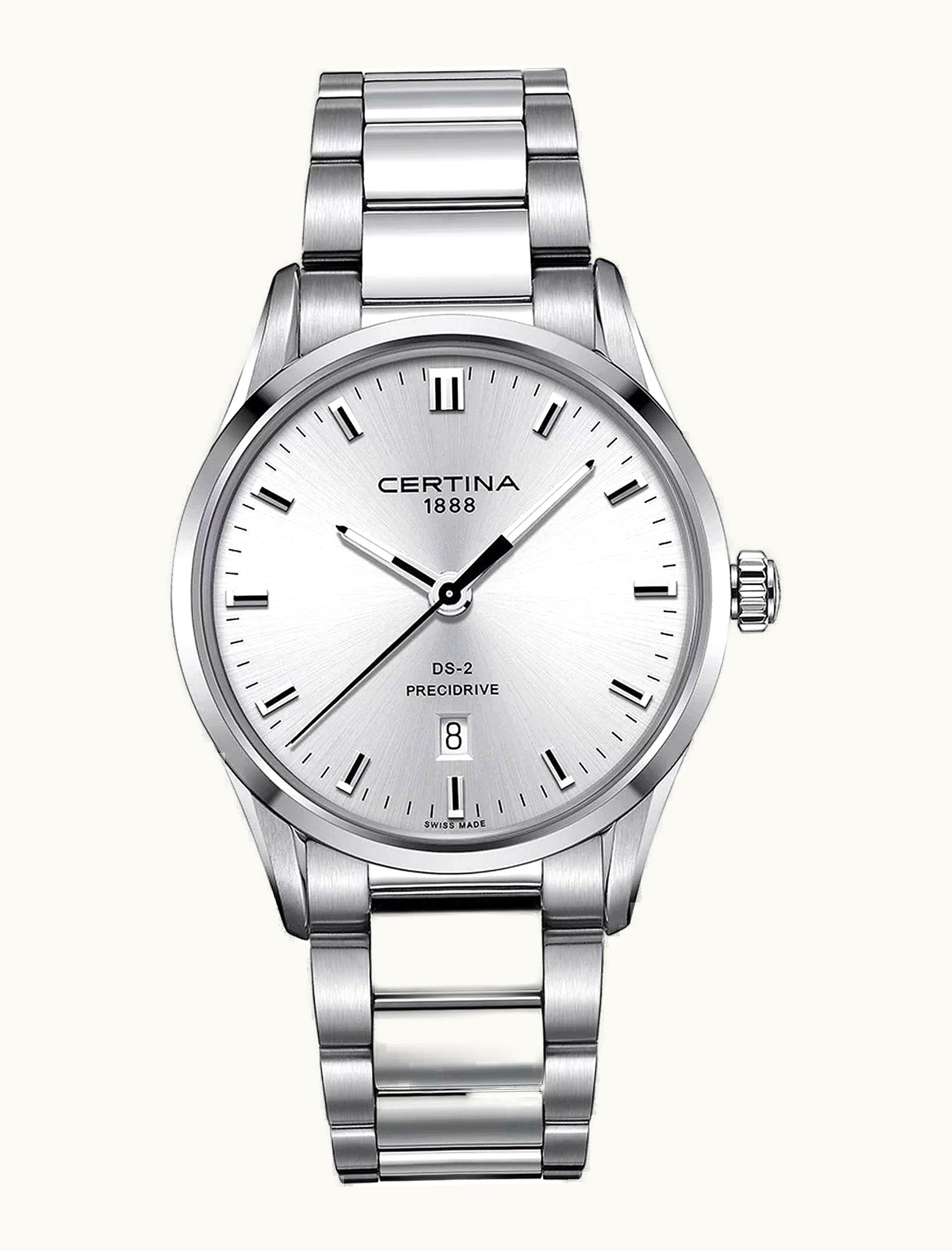 Certina DS-2 Quartz Stainless Steel / Silver / Bracelet