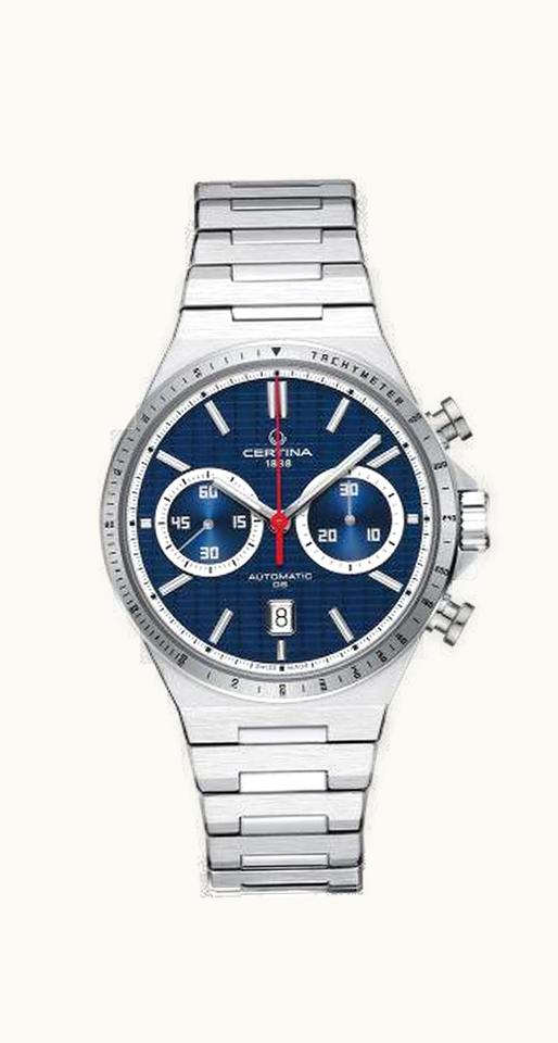 Certina DS-7 Chrono Auto Stainless Steel / Blue / Bracelet