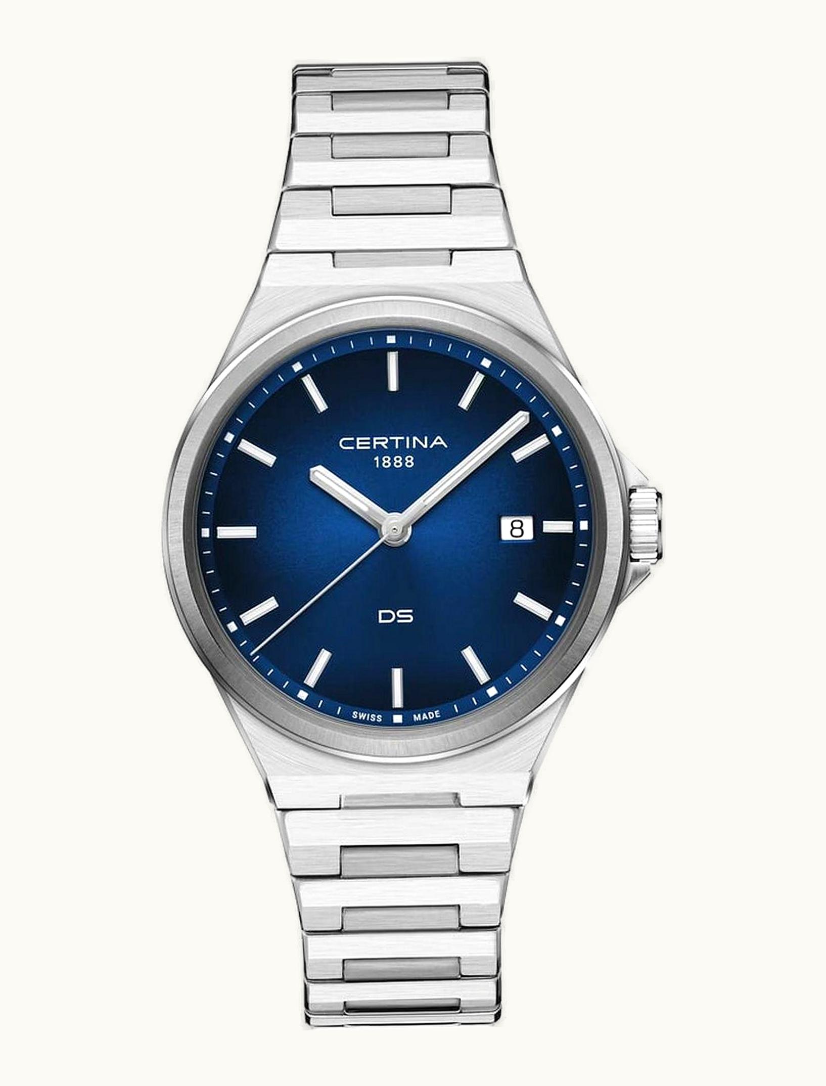 Certina DS-7 Quartz Stainless Steel / Blue / Bracelet