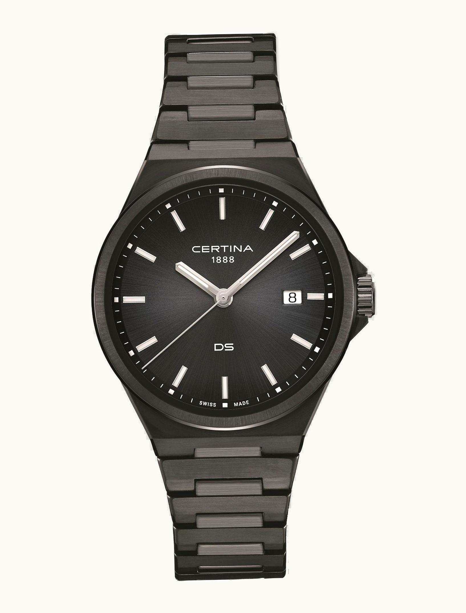 Certina DS-7 Quartz PVD / Black / Bracelet