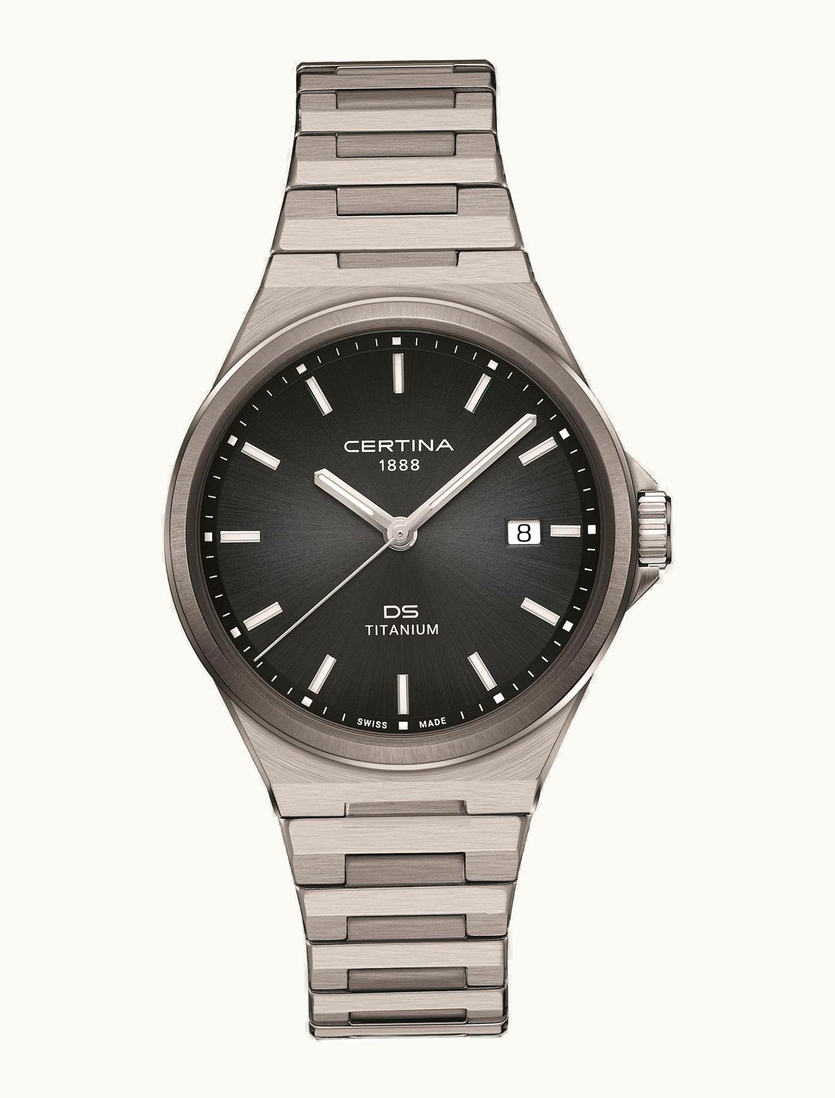 Certina DS-7 Quartz Titanium / Black / Bracelet